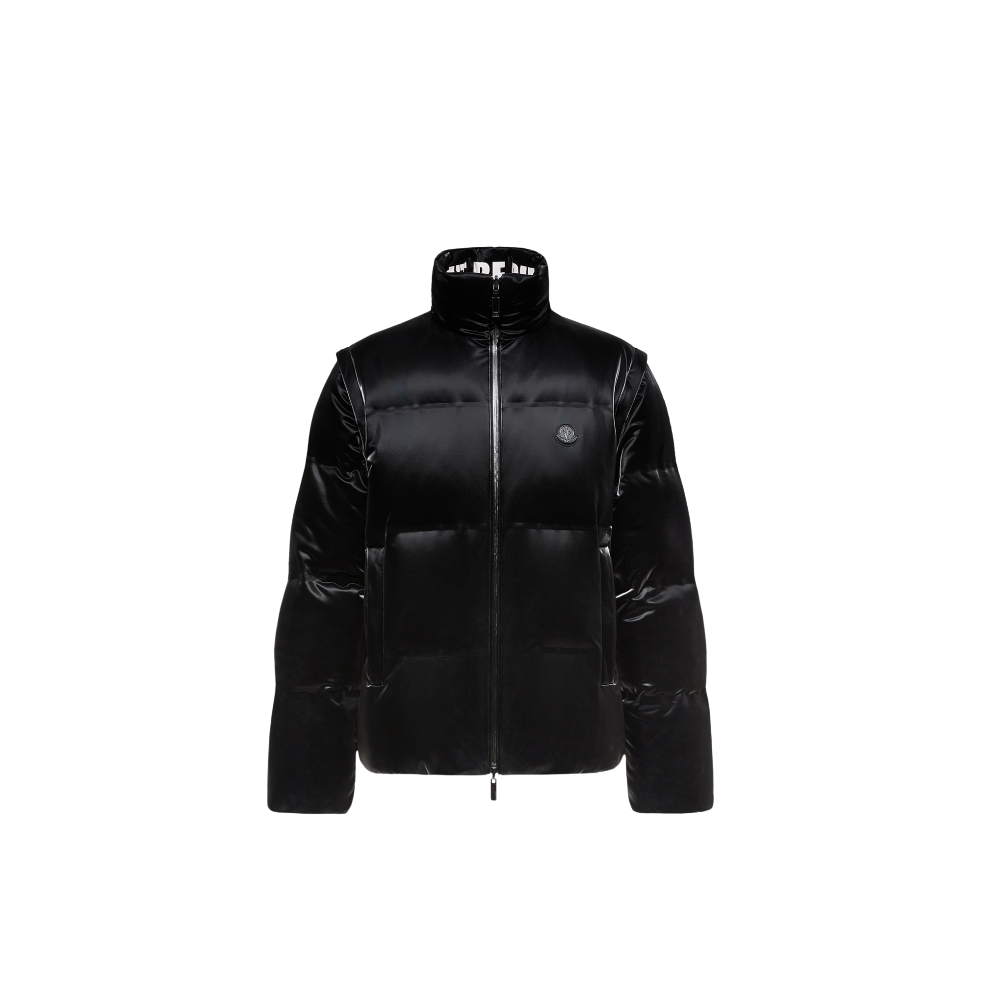 Moncler  X A Rocky  Throttle Reversible 2-In-1 Down Jacket for Men in Black, Size: 38