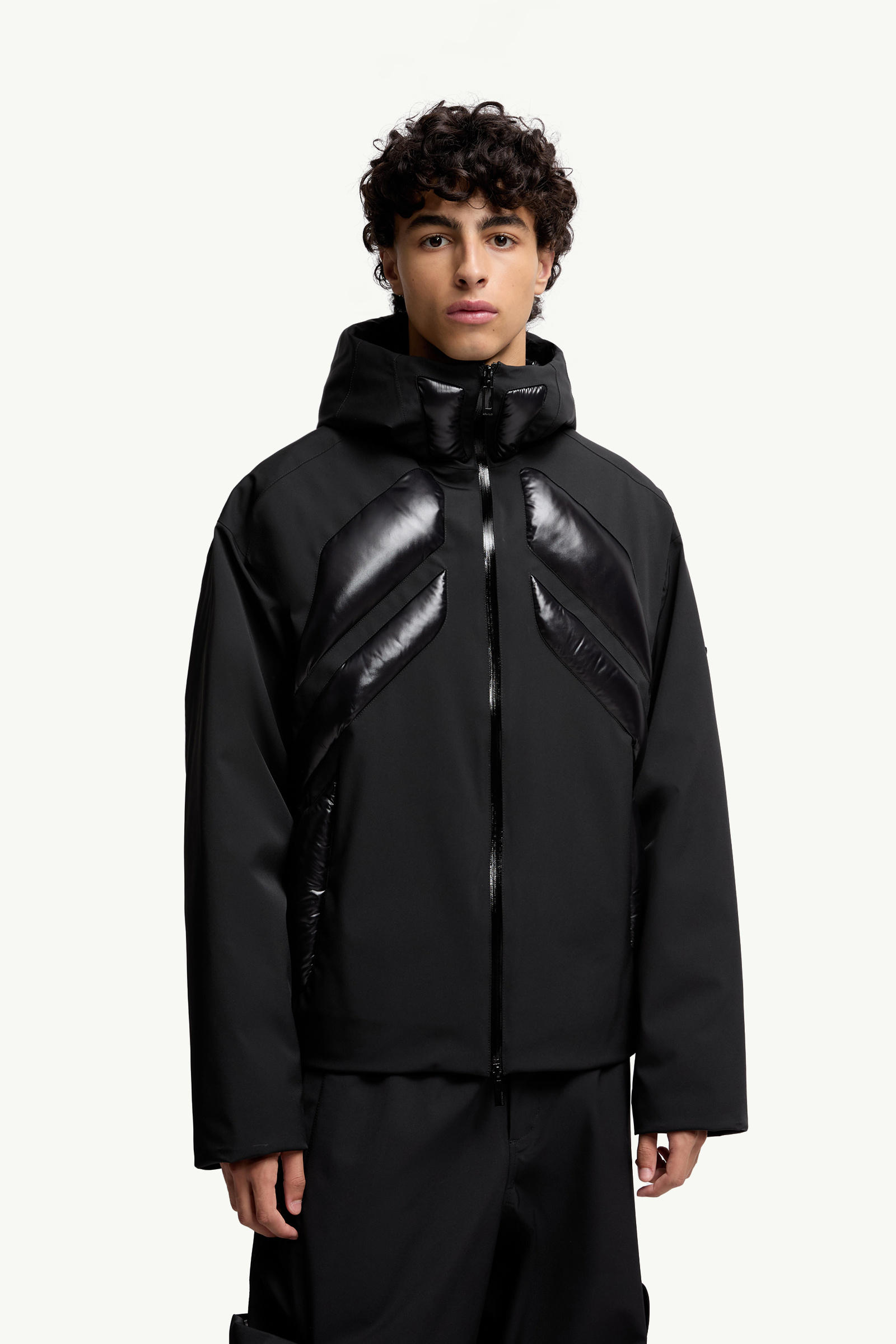 Plumífero corto Moncler x A$AP Rocky Jumquat Hombre Negro Moncler 3
