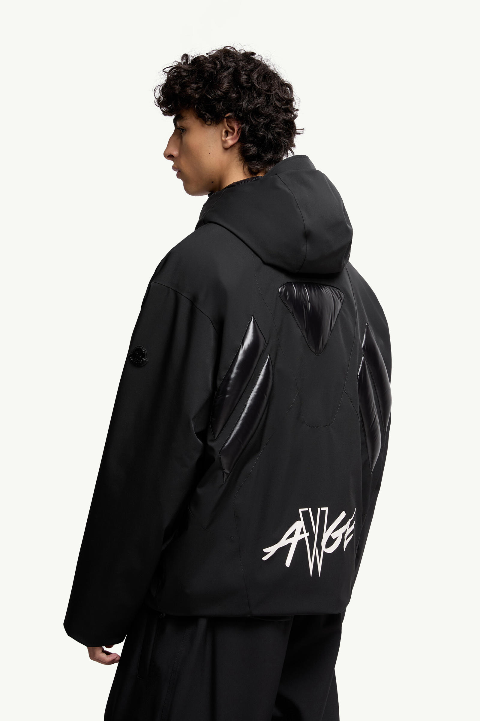 Plumífero corto Moncler x A$AP Rocky Jumquat Hombre Negro Moncler 4