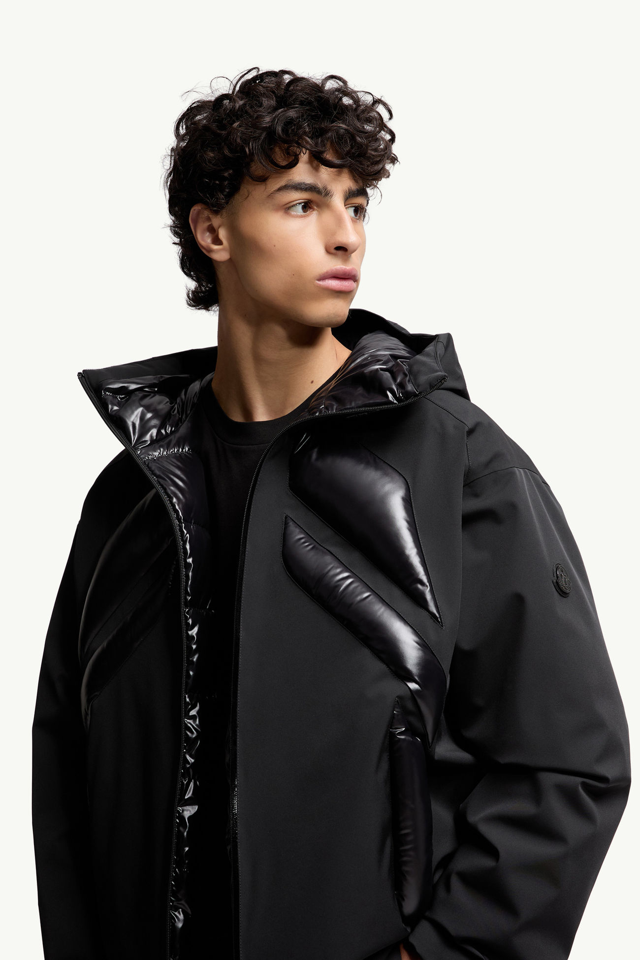 Moncler x A$AP Rocky Jumquat 쇼트 다운 재킷 남성 블랙 Moncler 5