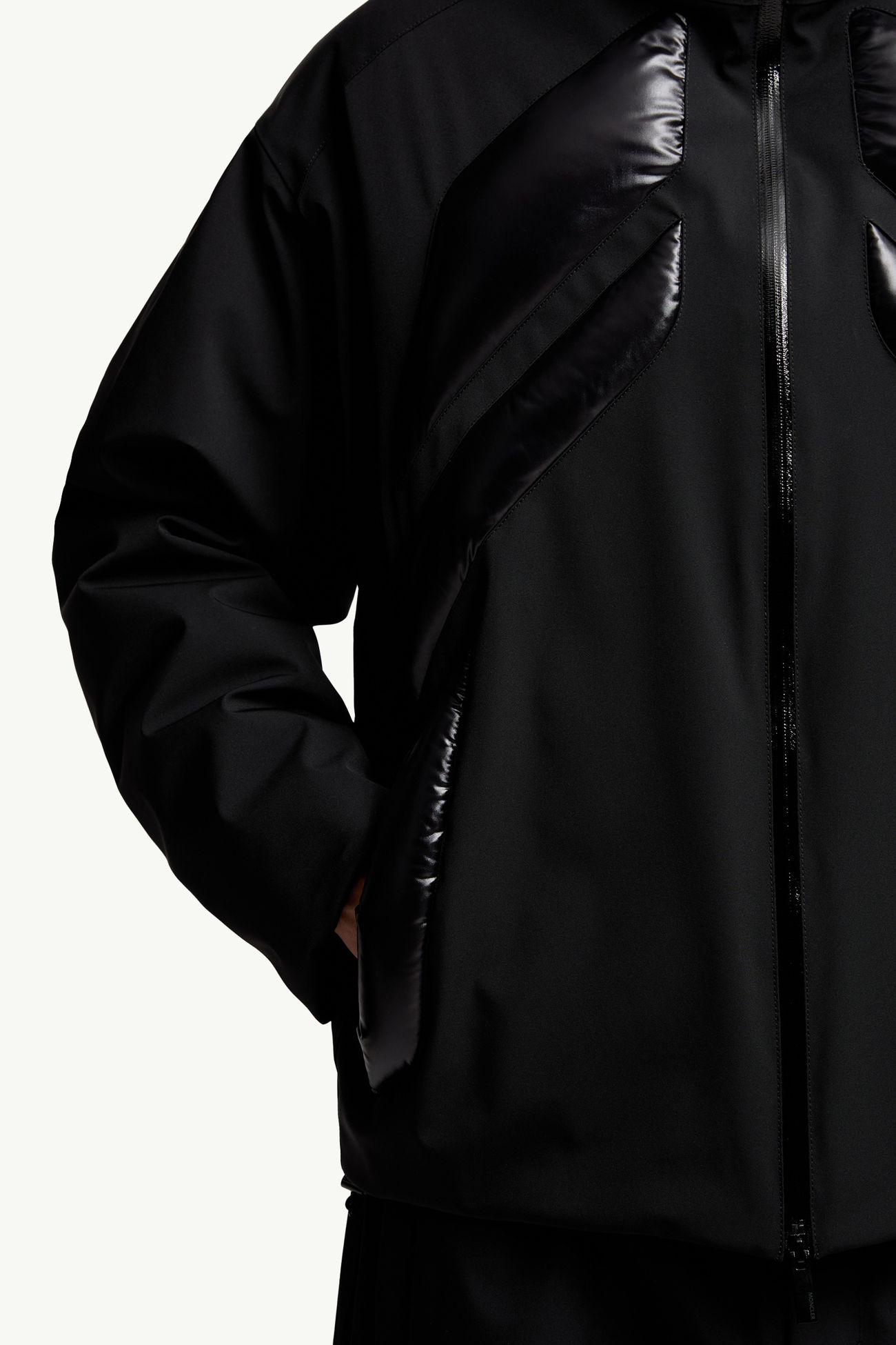 Moncler x A$AP Rocky Jumquat短身羽絨外套 男士 黑色 Moncler 6