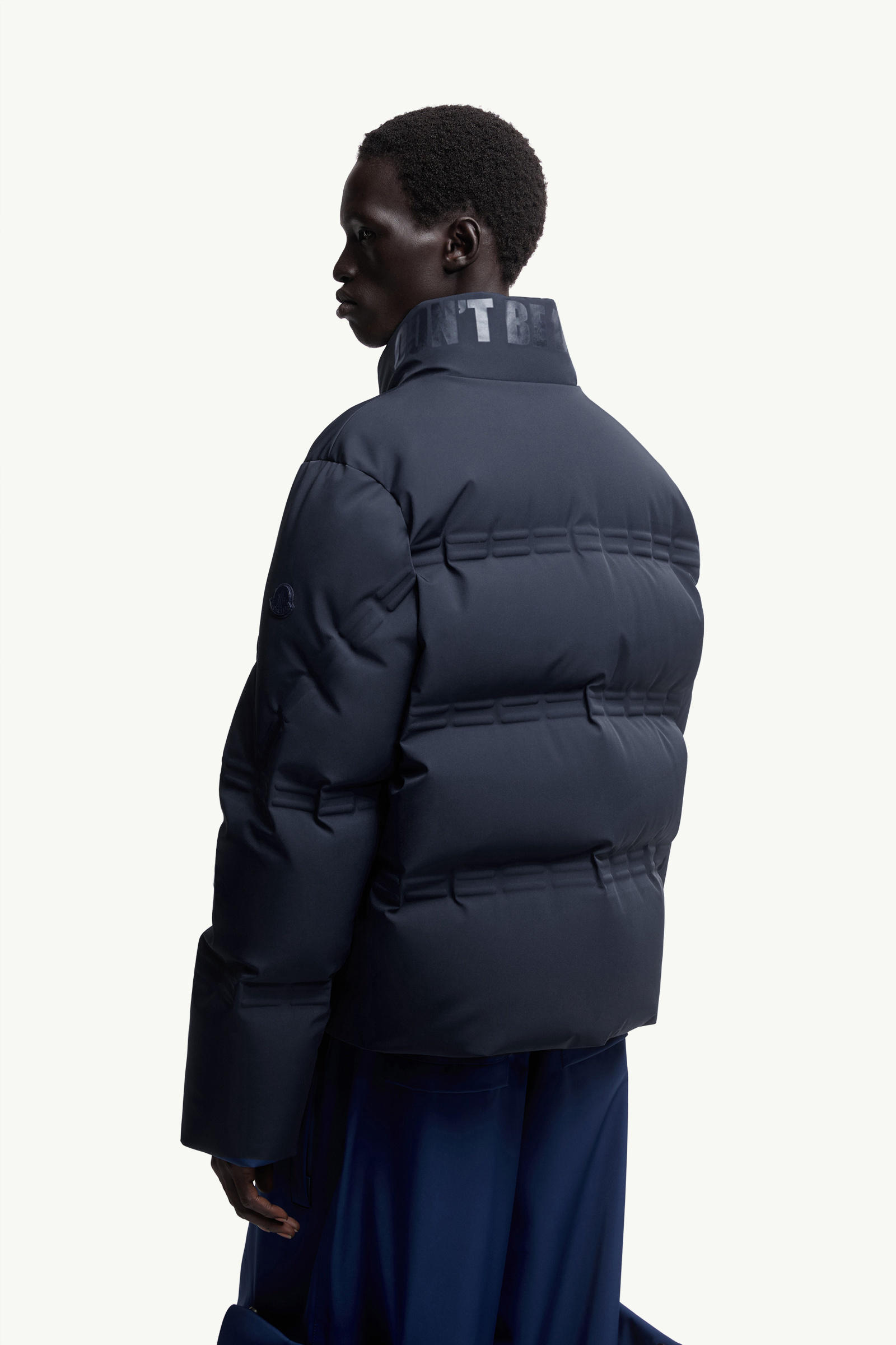Moncler x A$AP Rocky Rally Short Down Jacket Men Navy Blue Moncler 4