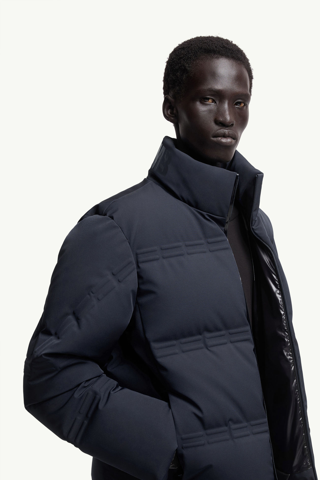 Moncler x A$AP Rocky Rally ショートダウンジャケット メンズ ネイビーブルー Moncler 5