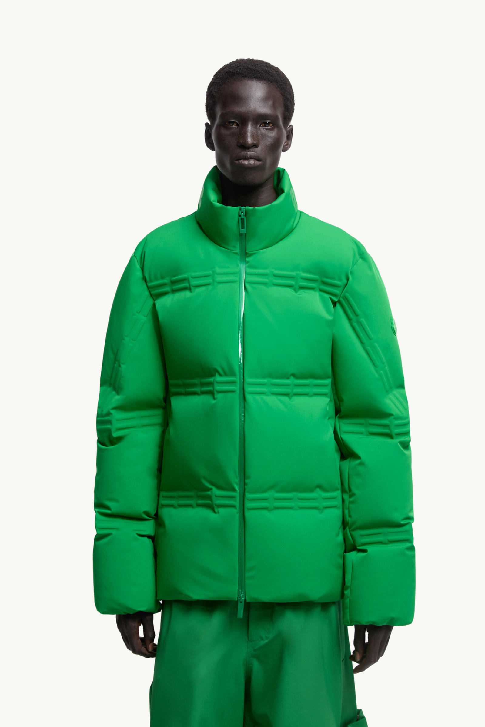 Moncler x A$AP Rocky Rally男女款短款羽绒夹克外套 中性 亮绿色 Moncler 3