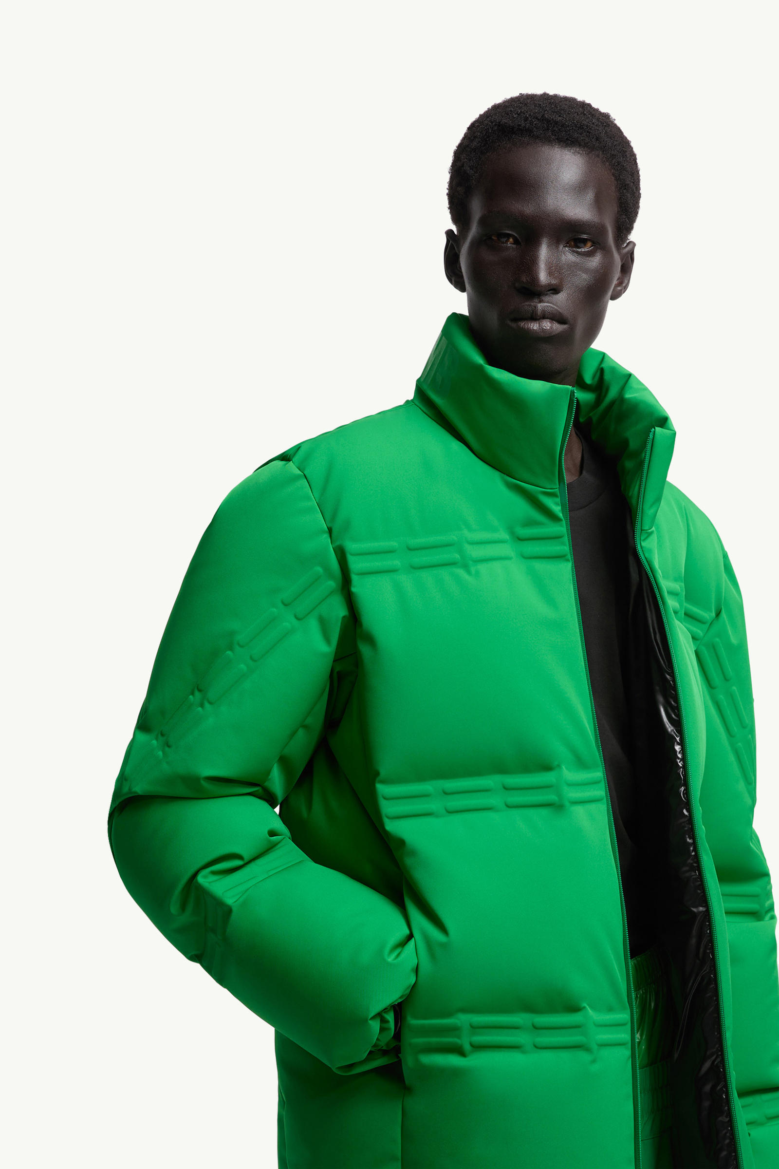 Moncler x A$AP Rocky Rally男女款短款羽绒夹克外套 中性 亮绿色 Moncler 5