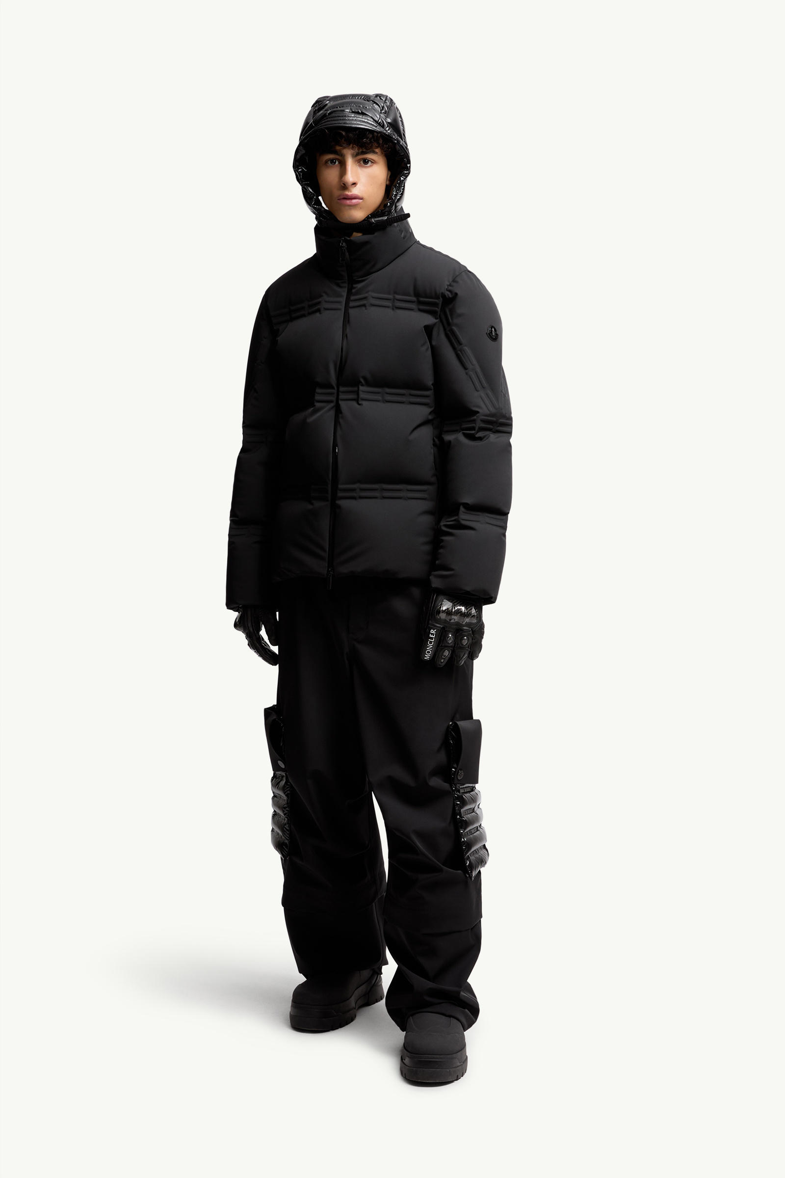 Moncler x A$AP Rocky Rally男女款短款羽绒夹克外套 中性 黑色 Moncler 1