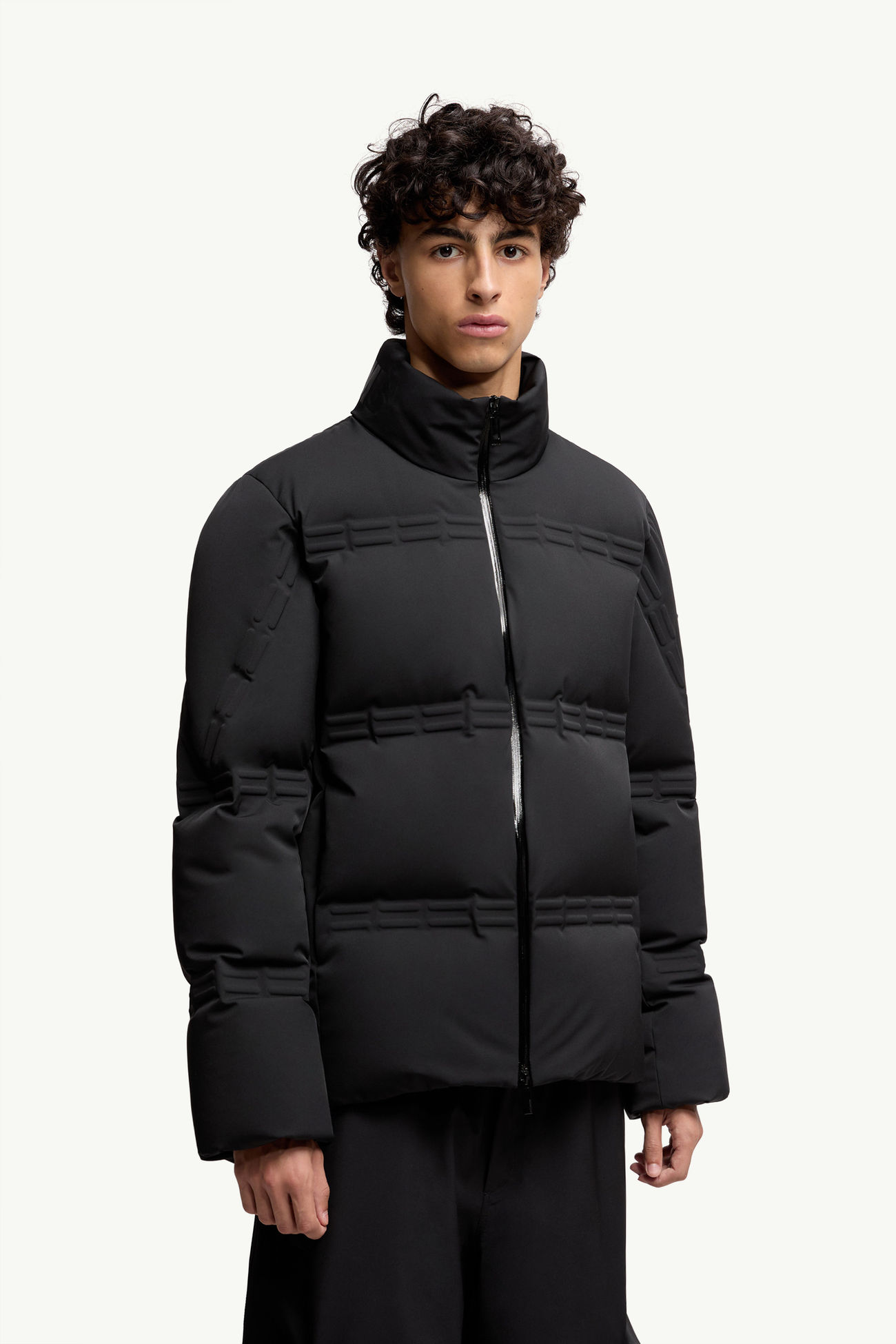 ブラック Moncler x A$AP Rocky Rally ショートダウンジャケット 