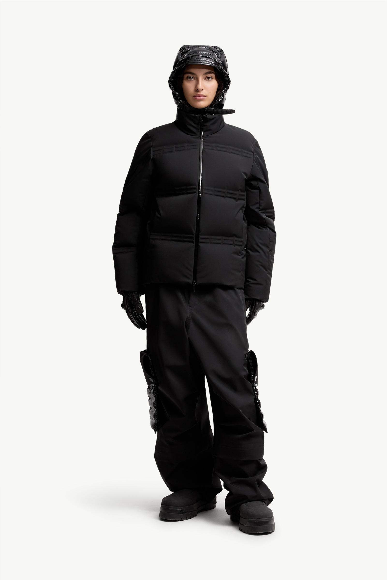 Moncler x A$AP Rocky Rally男女款短款羽绒夹克外套 中性 黑色 Moncler 8