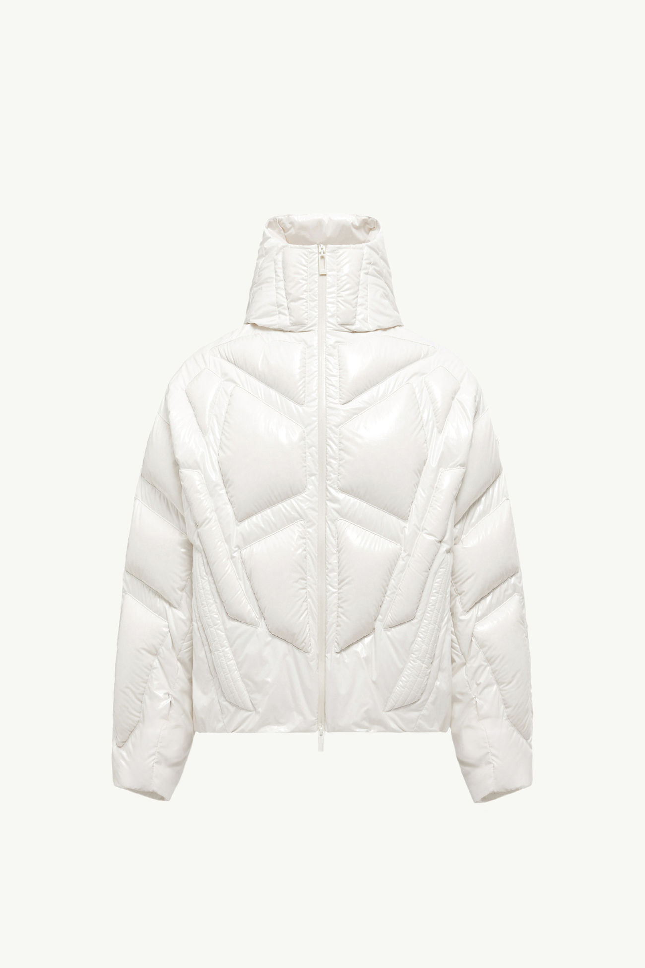 Moncler x A$AP Rocky Bahianinha kurze Daunenjacke mit Kapuze Herren Weiß Moncler 2