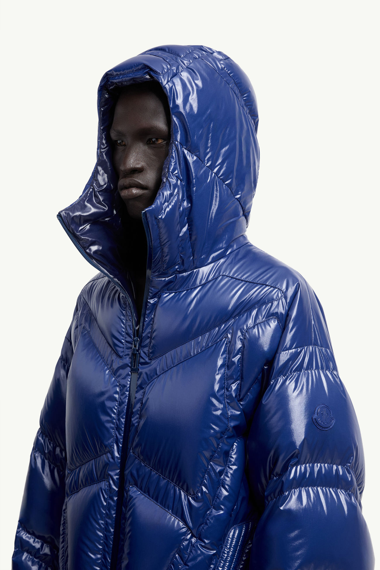 Moncler x A$AP Rocky Bahianinha連帽短身羽絨外套 男士 鮮藍色 Moncler 1