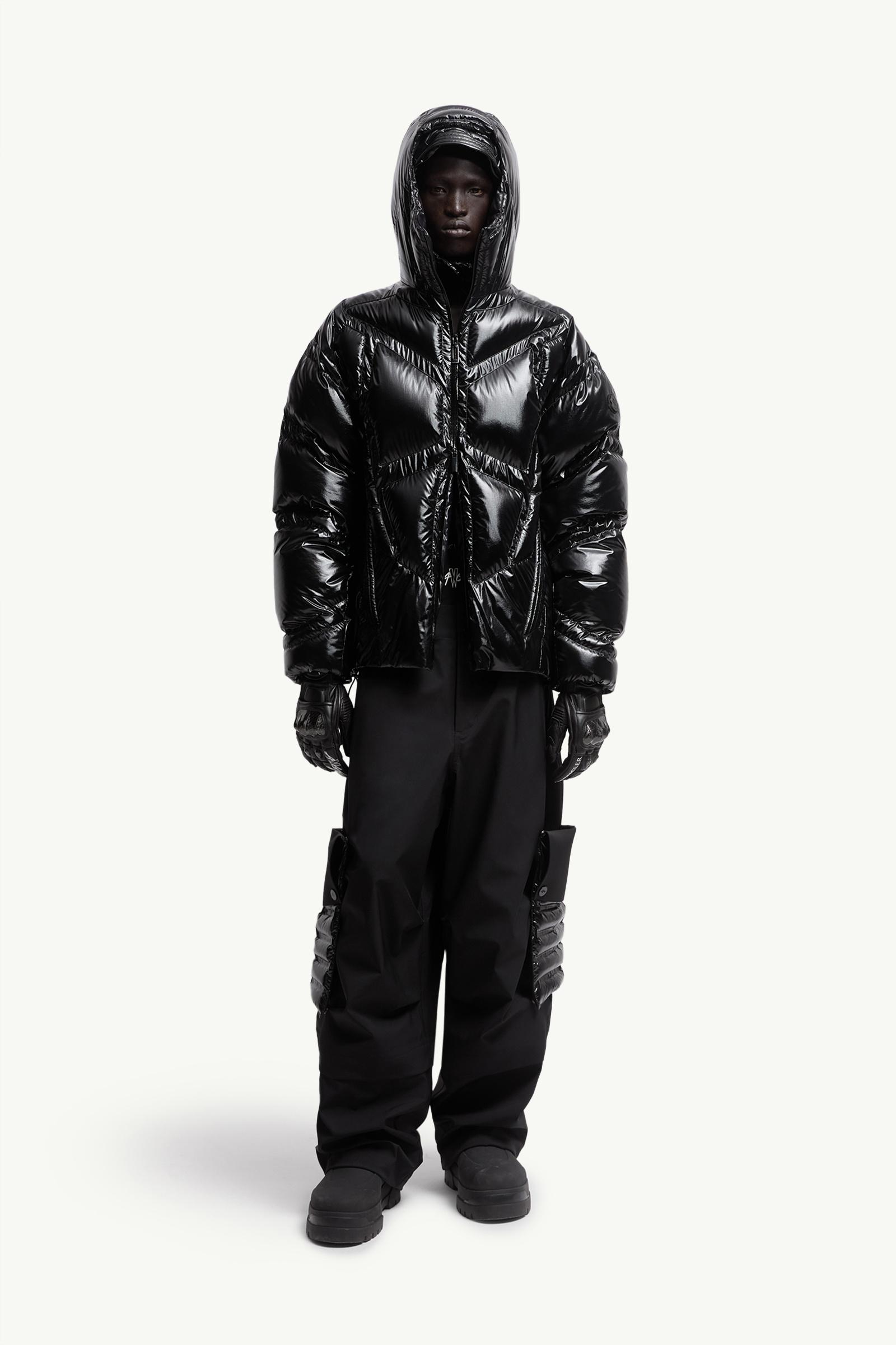 Moncler x A$AP Rocky Bahianinha男女款连帽短款羽绒夹克外套 中性 黑色 Moncler 1