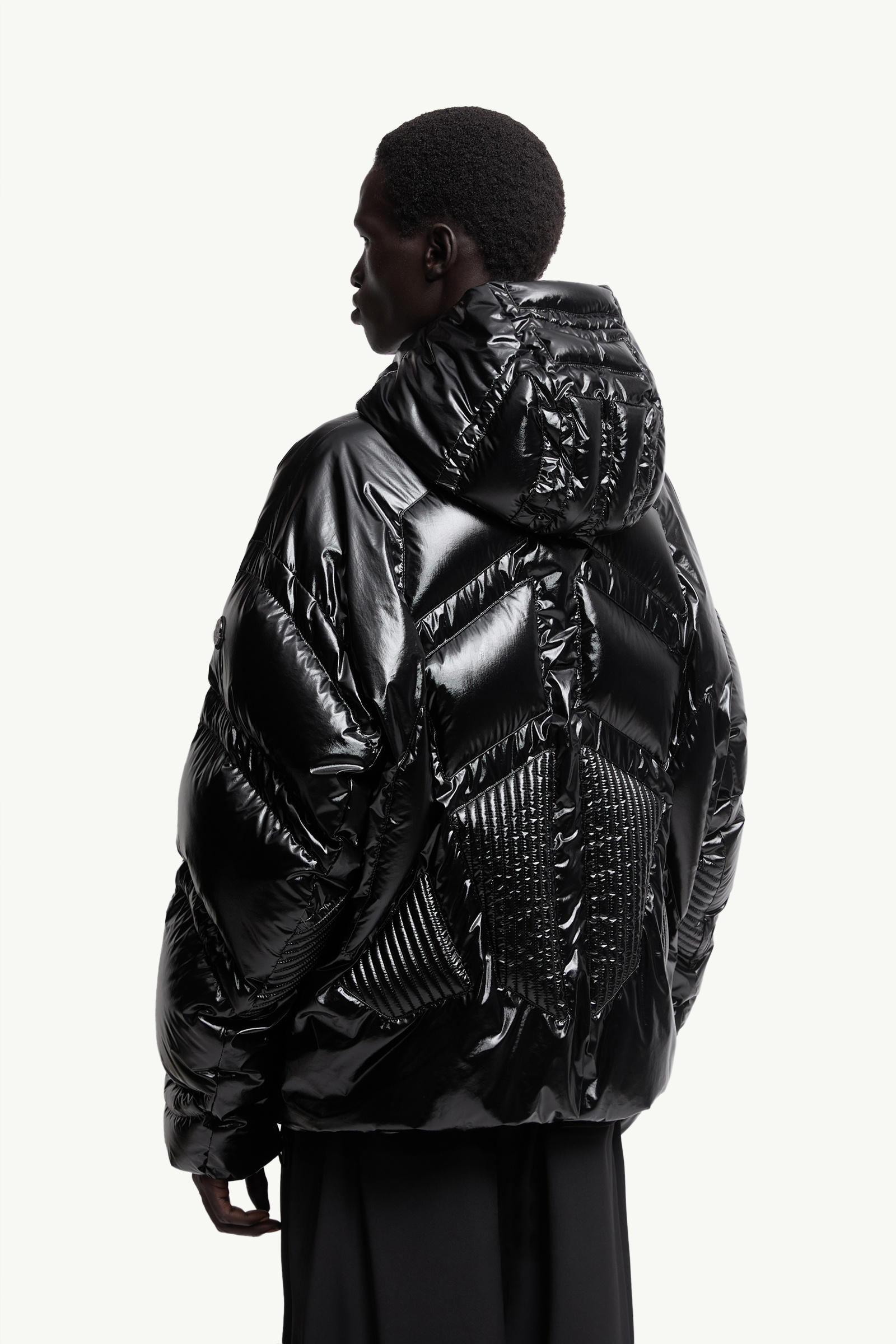 Moncler x A$AP Rocky Bahianinha男女款连帽短款羽绒夹克外套 中性 黑色 Moncler 4
