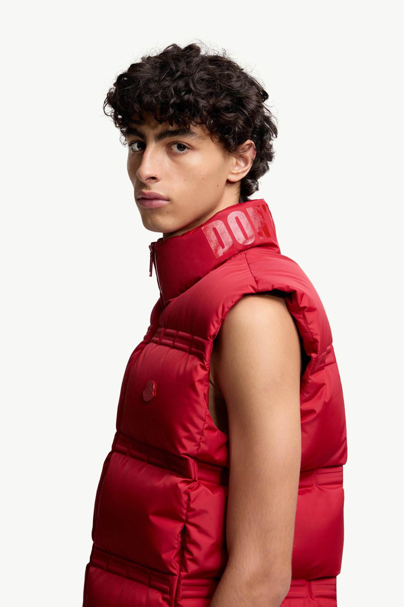 Moncler x A$AP Rocky Sparky Daunenweste Herren Rot Moncler 1