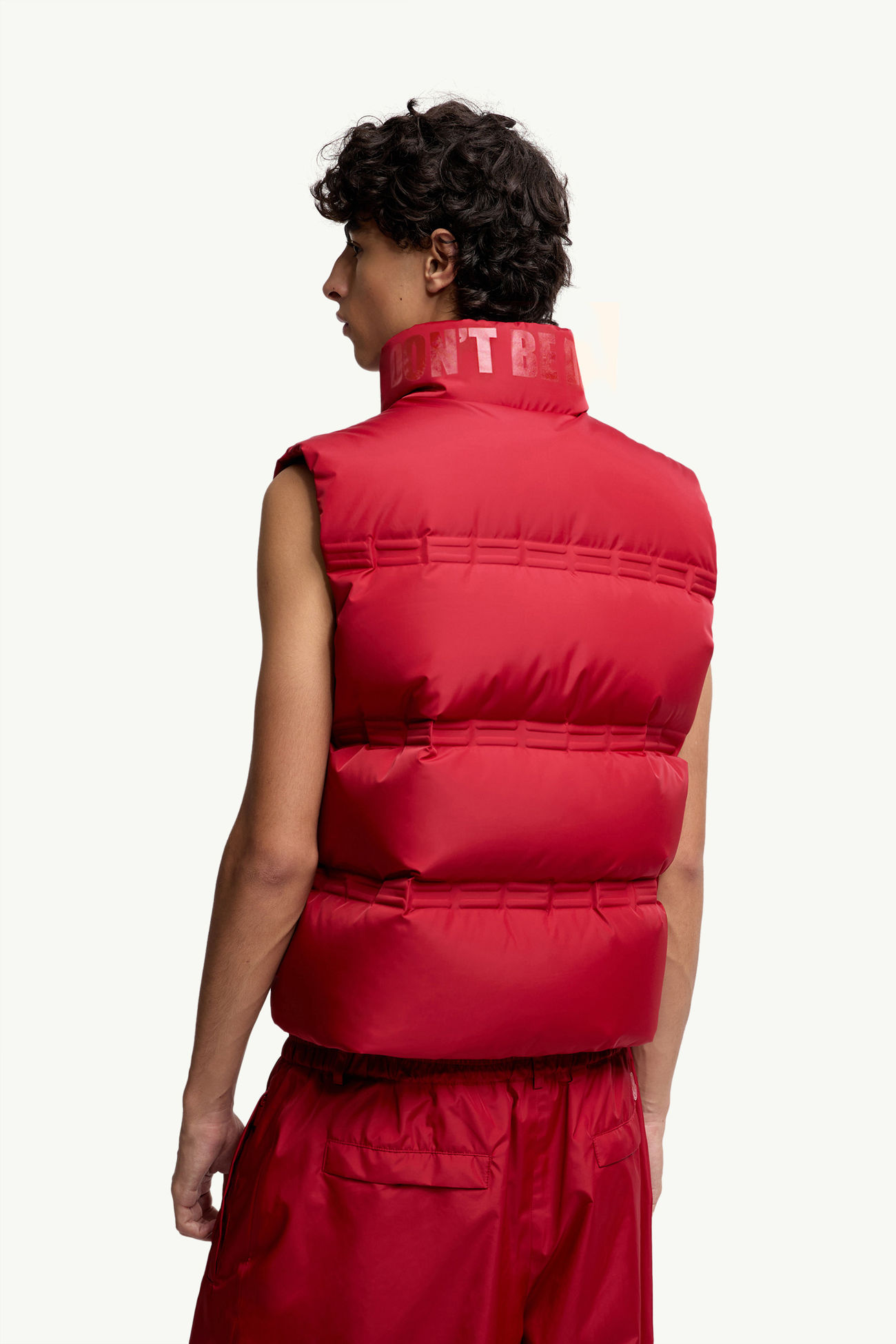 Moncler x A$AP Rocky Sparky羽絨背心 男士 紅色 Moncler 4