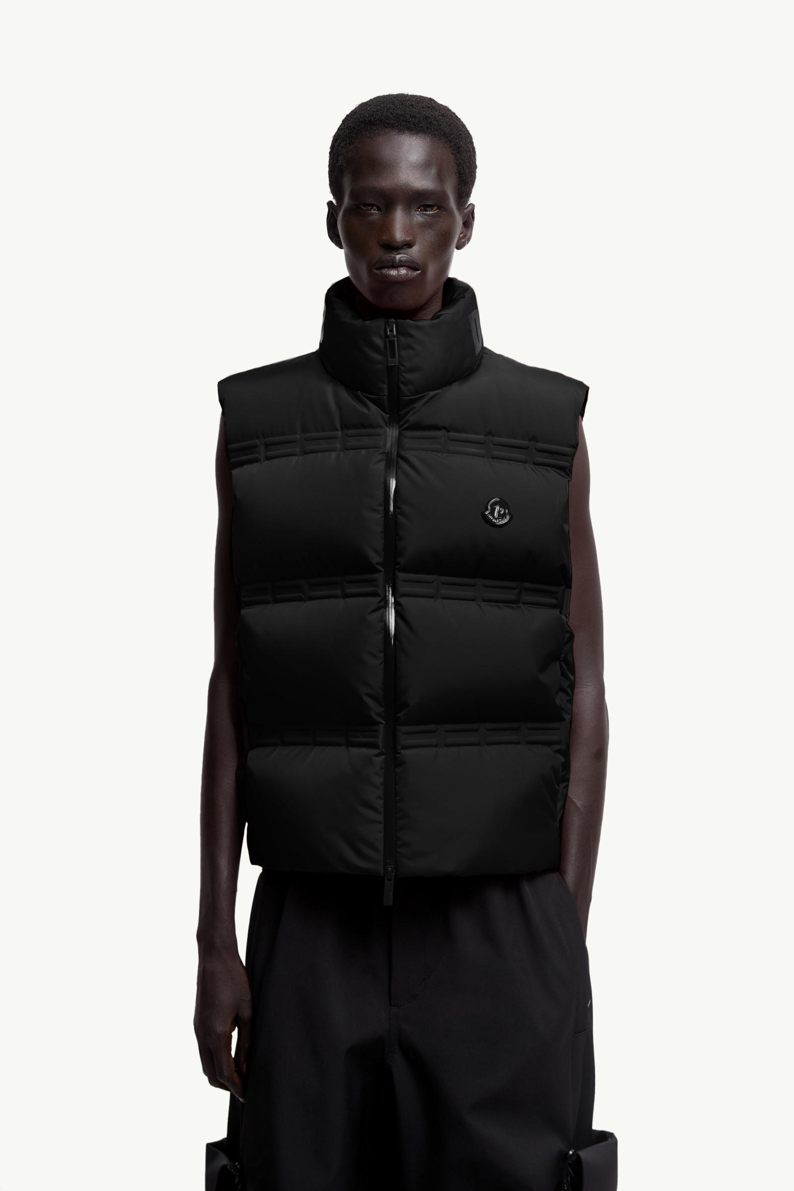 Moncler x A$AP Rocky Sparky男女款羽绒马甲 中性 黑色 Moncler 3