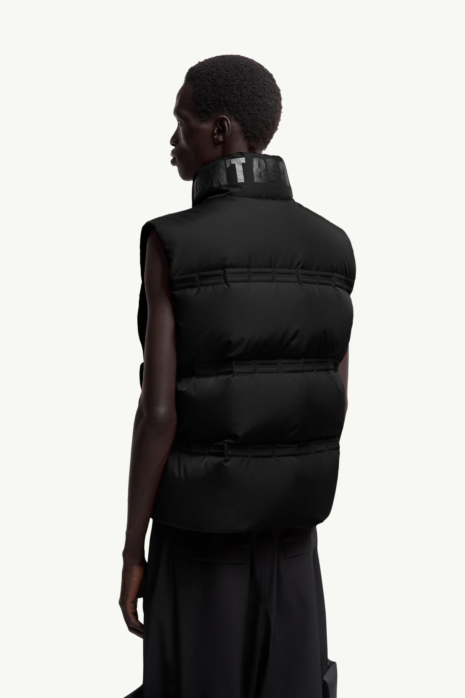 Gilet imbottito in piuma Moncler x A$AP Rocky Sparky Uomo Nero Moncler 4