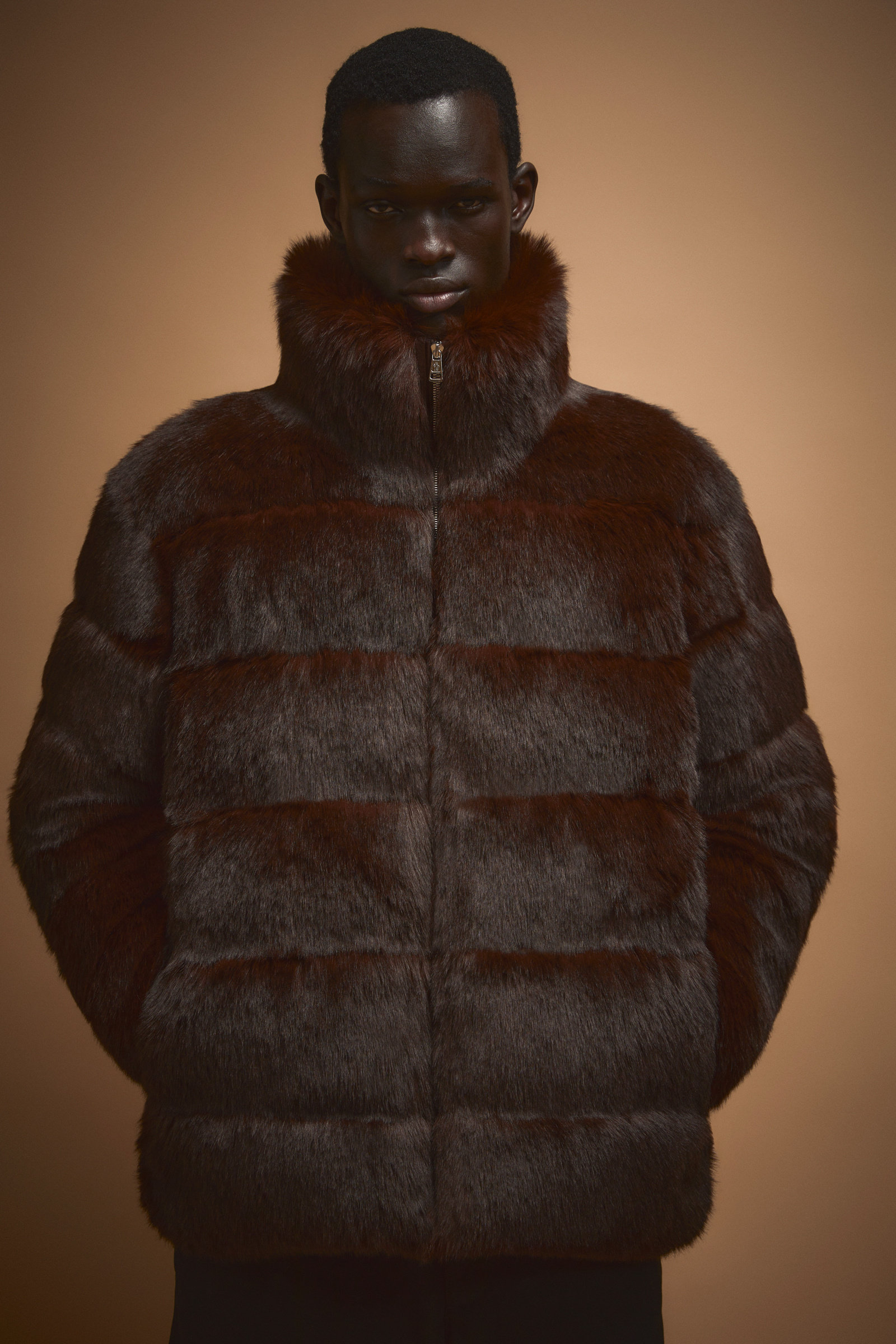 Moncler x A$AP Rocky AWGE Maya Short Down Jacket Brown Moncler 4