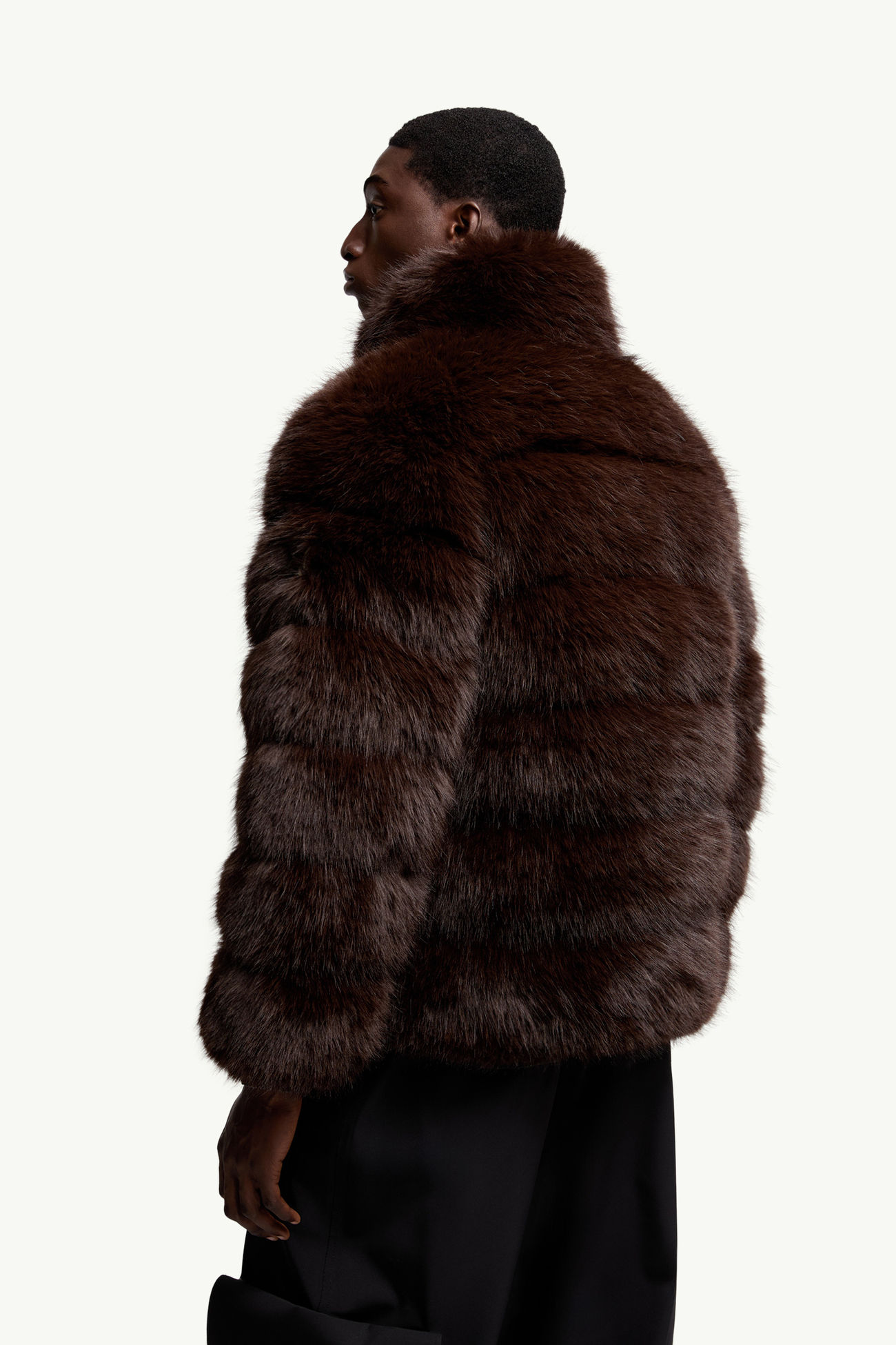 몽클레르 X 에이셉 라키 AWGE Maya 쇼트 다운 재킷 남성 브라운 Moncler 4