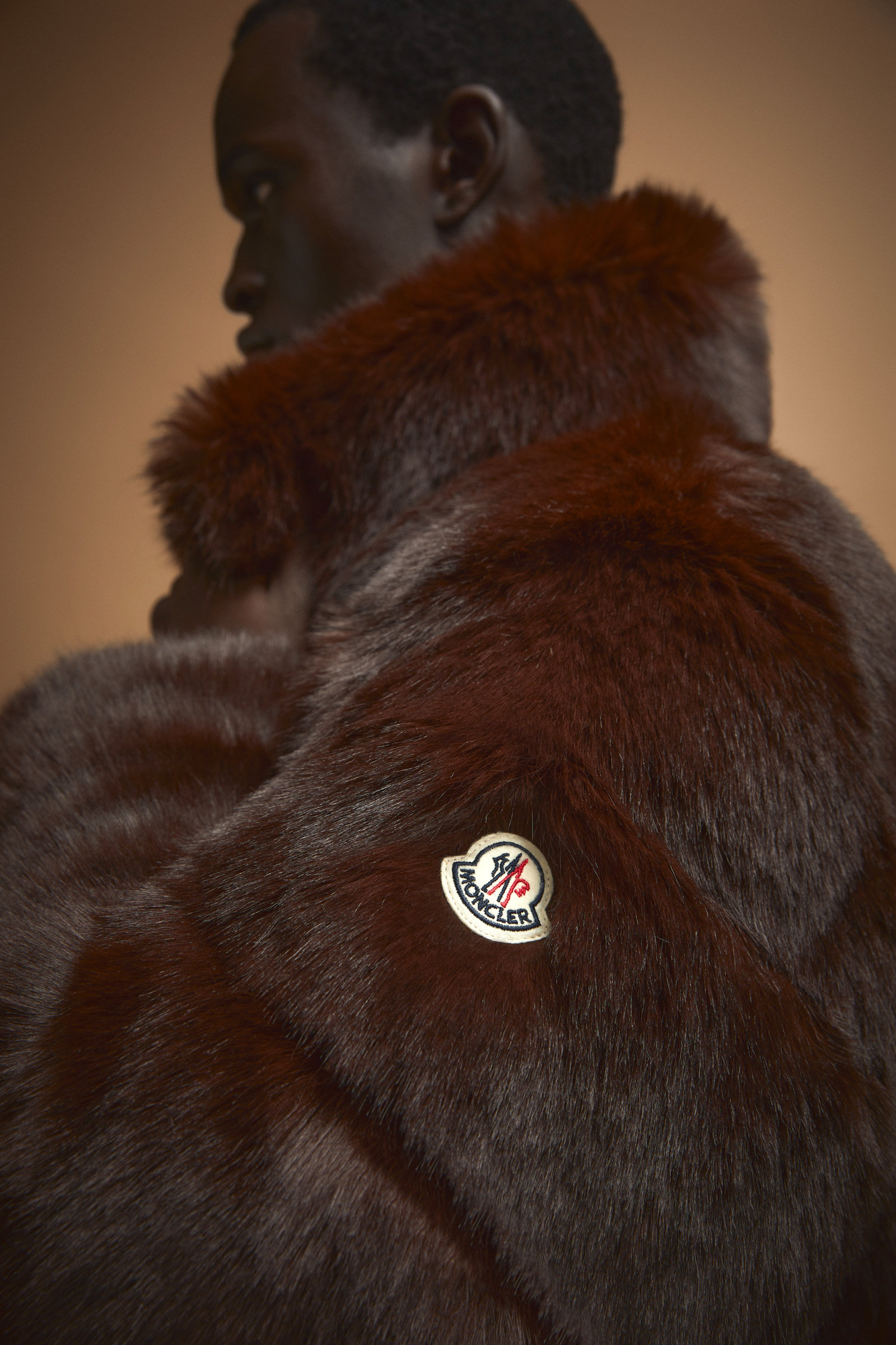 Moncler x A$AP Rocky AWGE Maya Short Down Jacket Brown Moncler 5