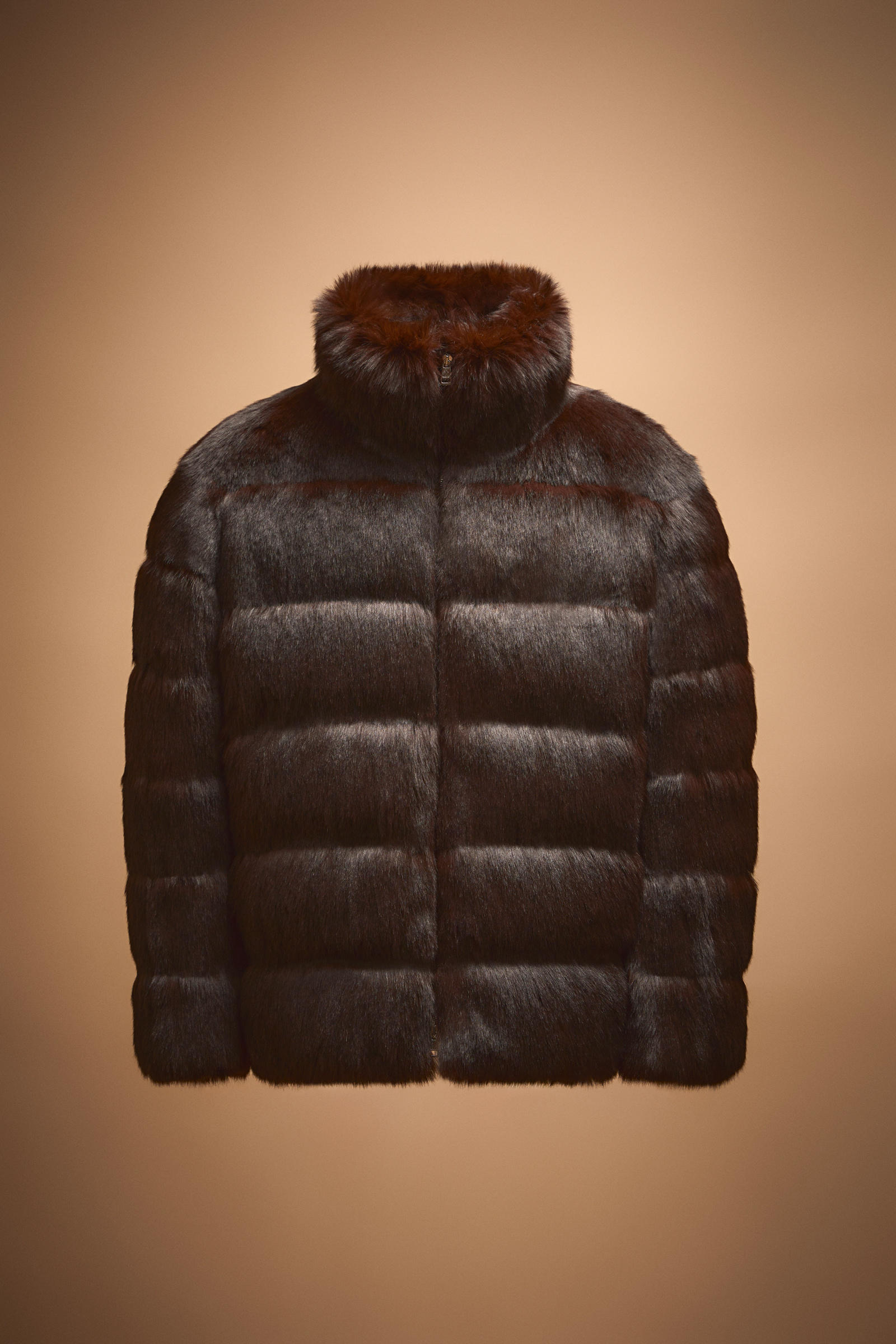 Moncler x A$AP Rocky AWGE Maya Short Down Jacket Brown Moncler 2