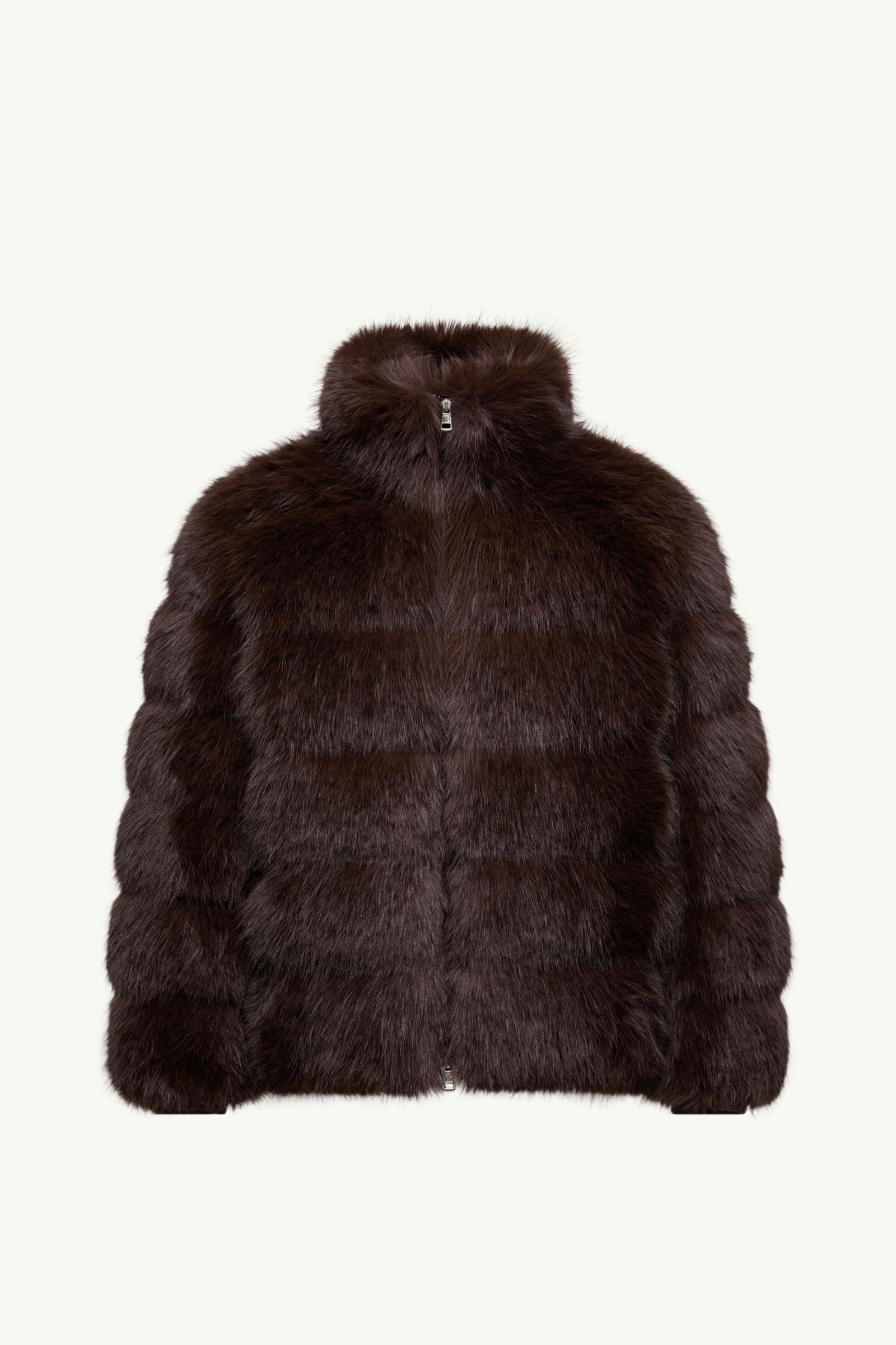 Brown Moncler x A$AP Rocky AWGE Maya Short Down Jacket - Moncler x