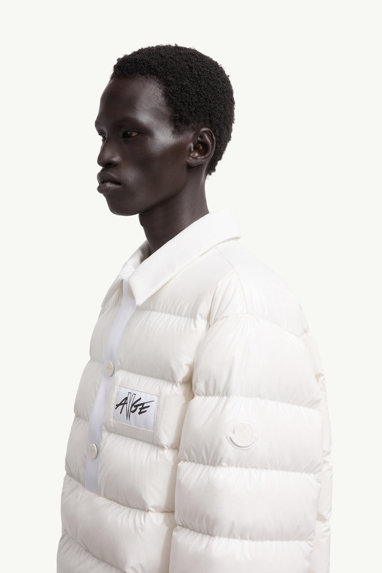 Moncler x A$AP Rocky Vardar男女款羽绒Polo衫夹克外套 中性 白色 Moncler 2