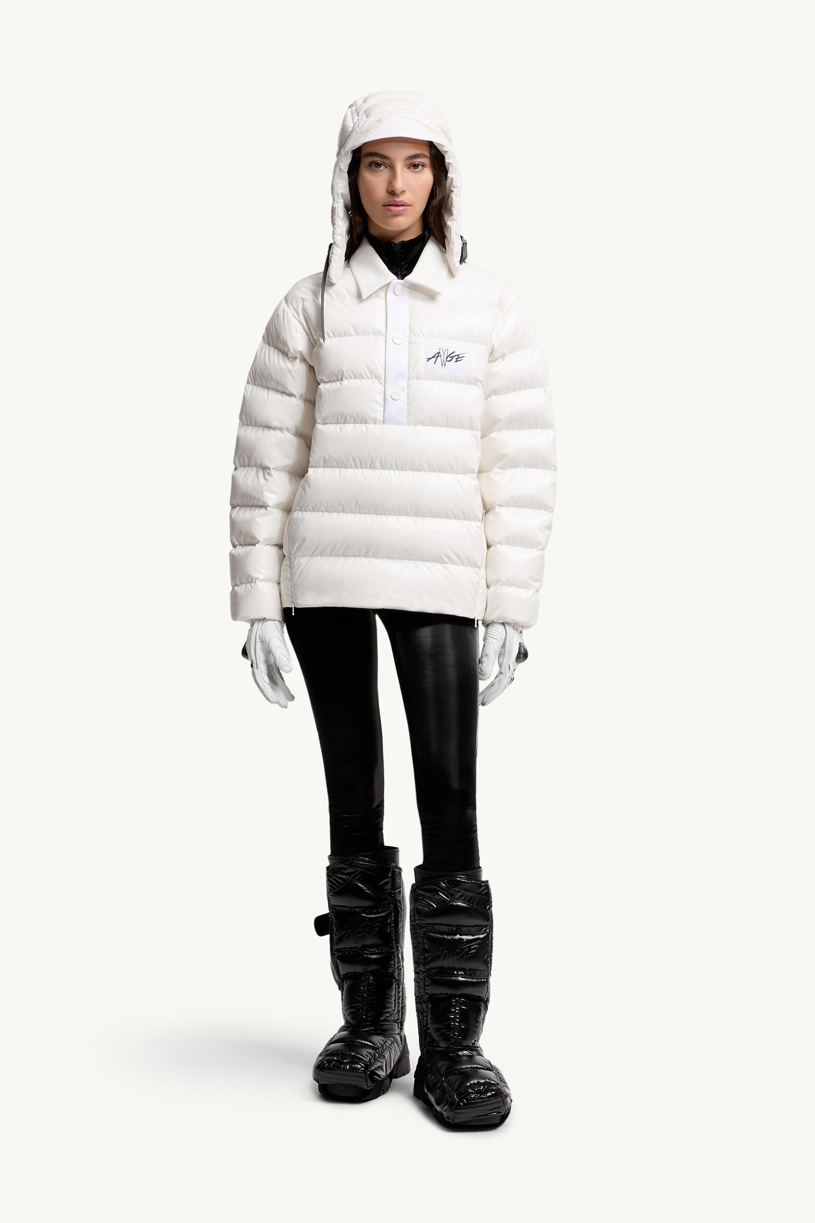 Moncler x A$AP Rocky Vardar男女款羽绒Polo衫夹克外套 中性 白色 Moncler 7