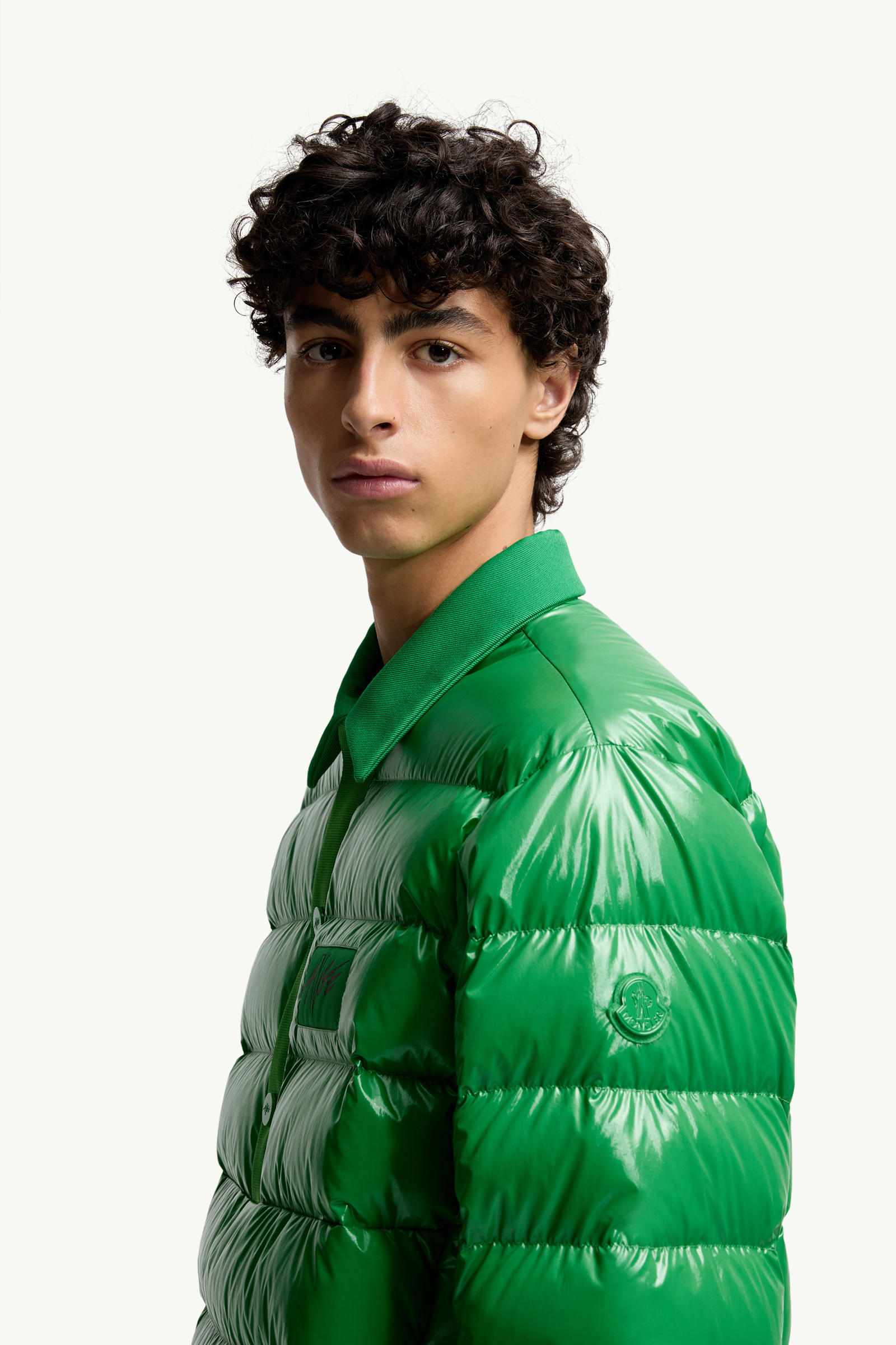 Moncler x A$AP Rocky Vardar男女款羽绒Polo衫夹克外套 中性 亮绿色 Moncler 2
