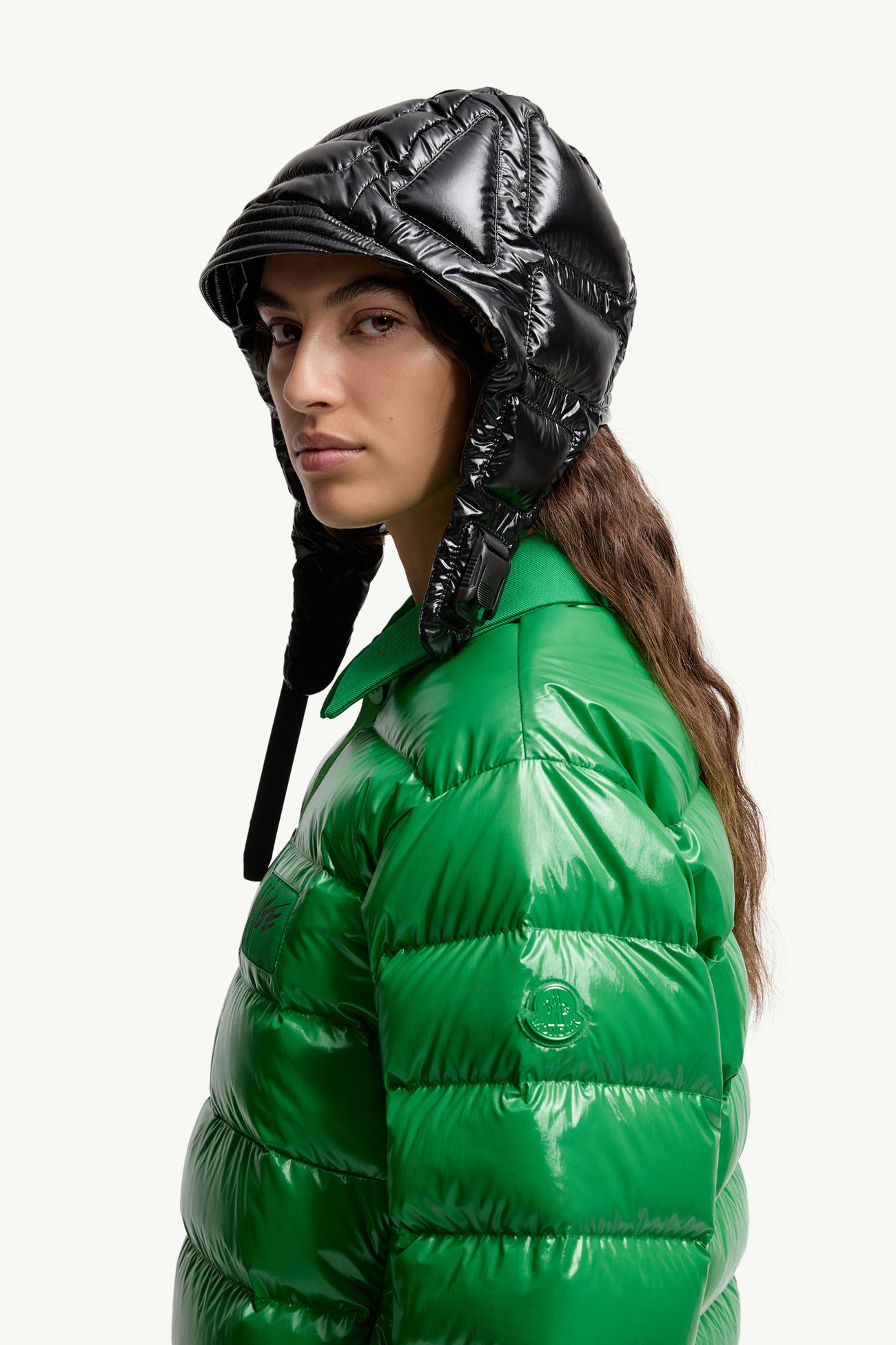 Moncler x A$AP Rocky Vardar Polohemd-Daunenjacke Herren Hellgrün Moncler 8