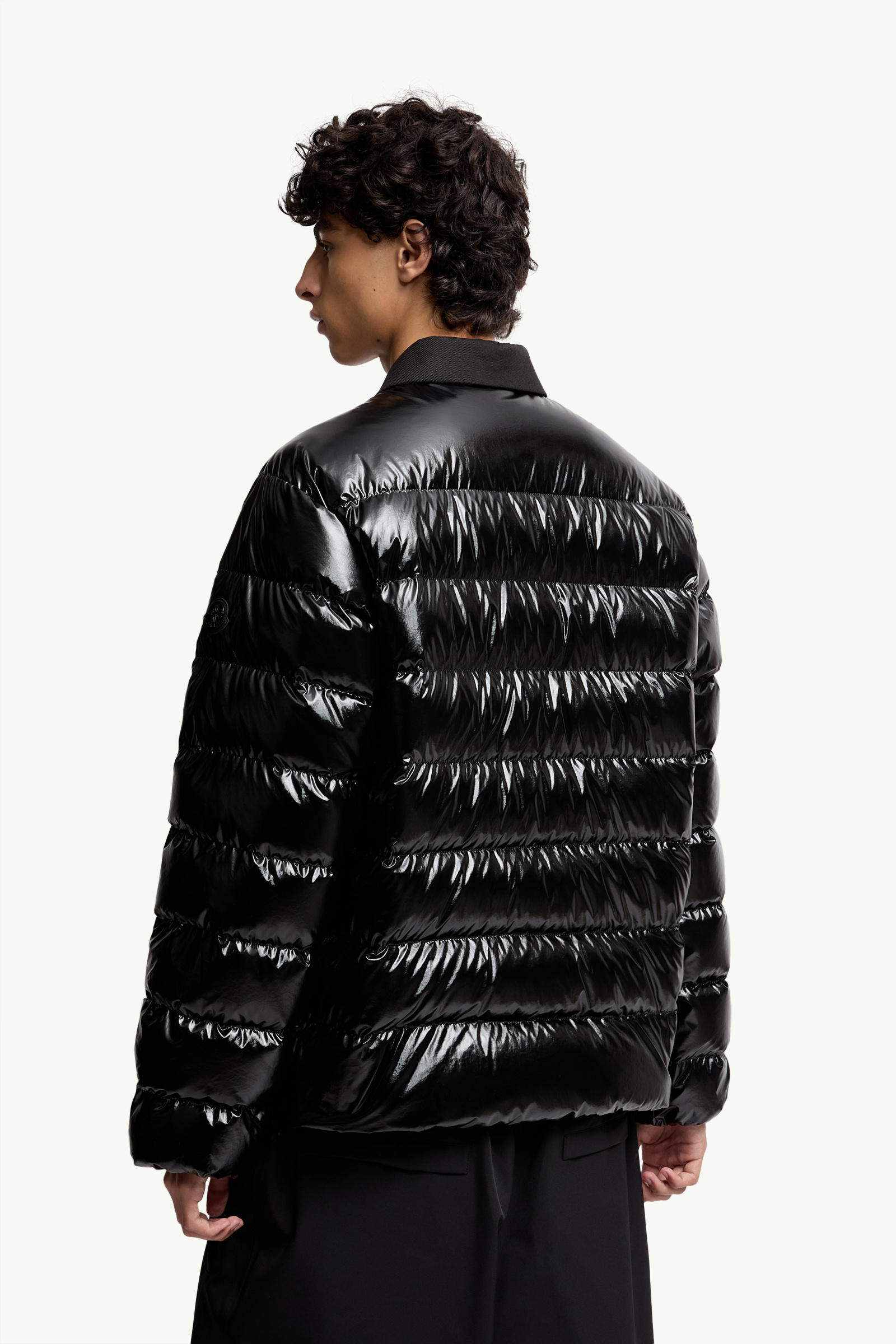 Moncler x A$AP Rocky Vardar男女款羽绒Polo衫夹克外套 中性 黑色 Moncler 4