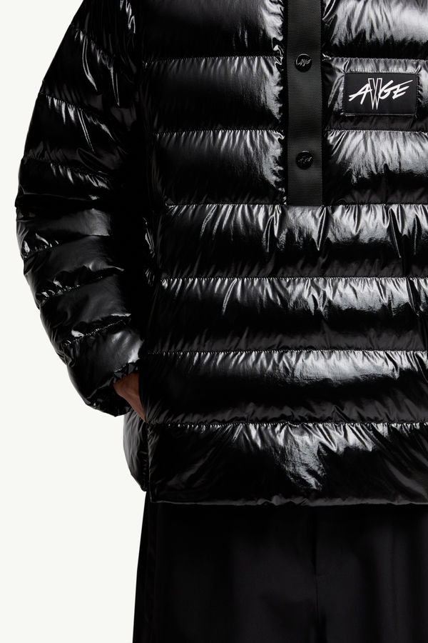Moncler x A$AP Rocky Vardar Down Polo Shirt Jacket Men Black Moncler 6