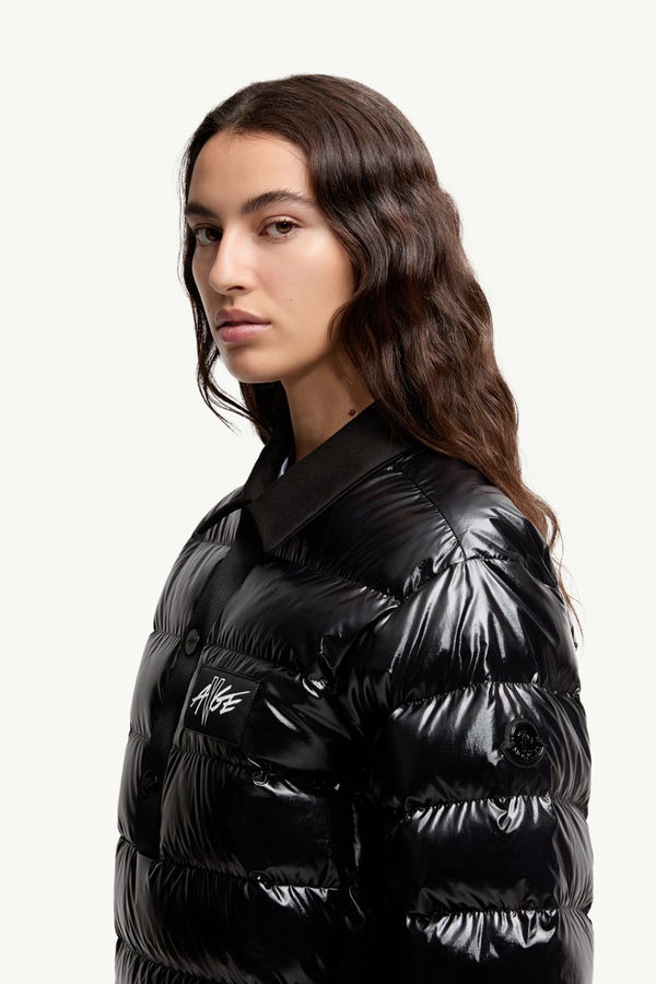 Moncler x A$AP Rocky Vardar Down Polo Shirt Jacket Men Black Moncler 8