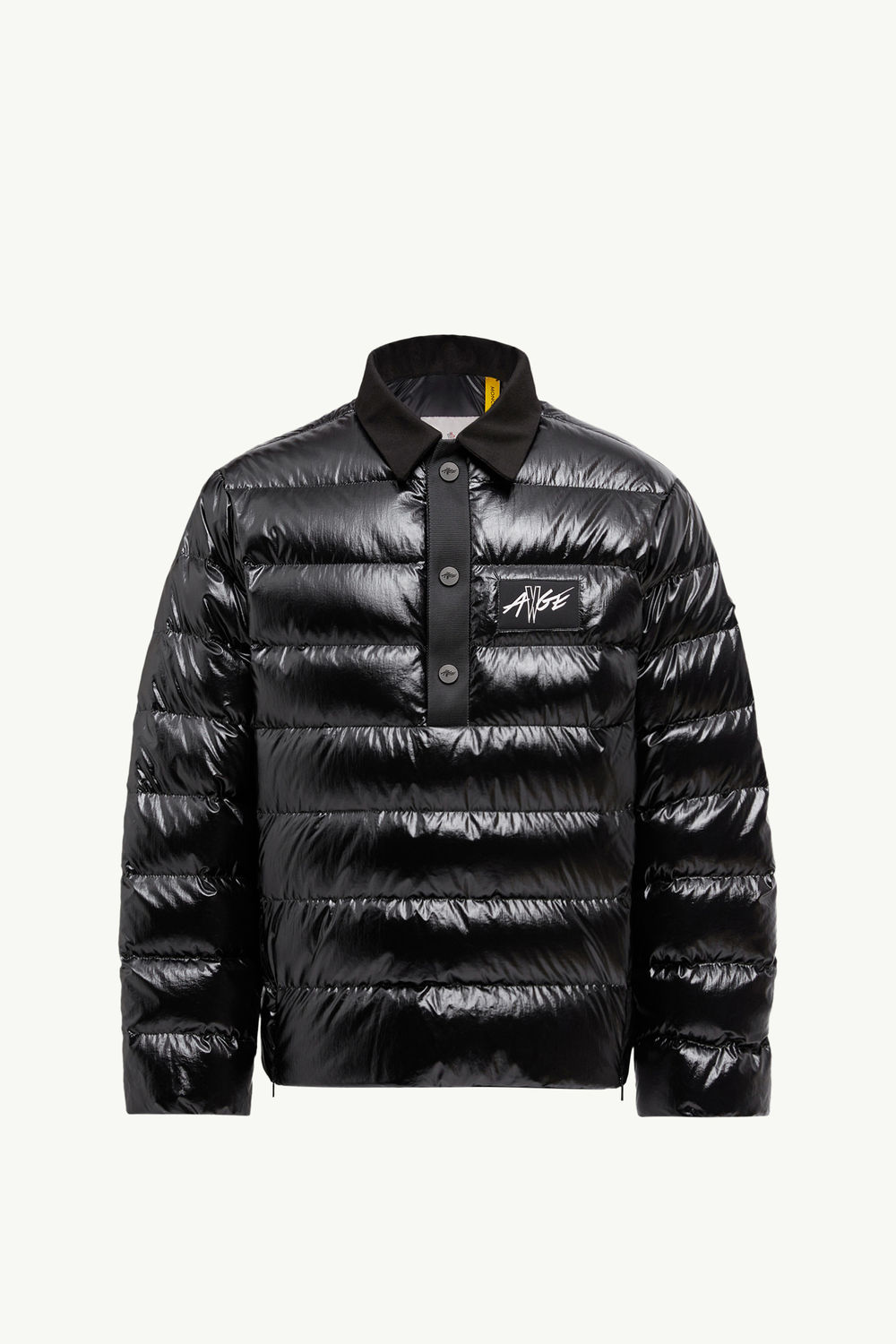 Moncler x A$AP Rocky Vardar Down Polo Shirt Jacket Men Black Moncler 2