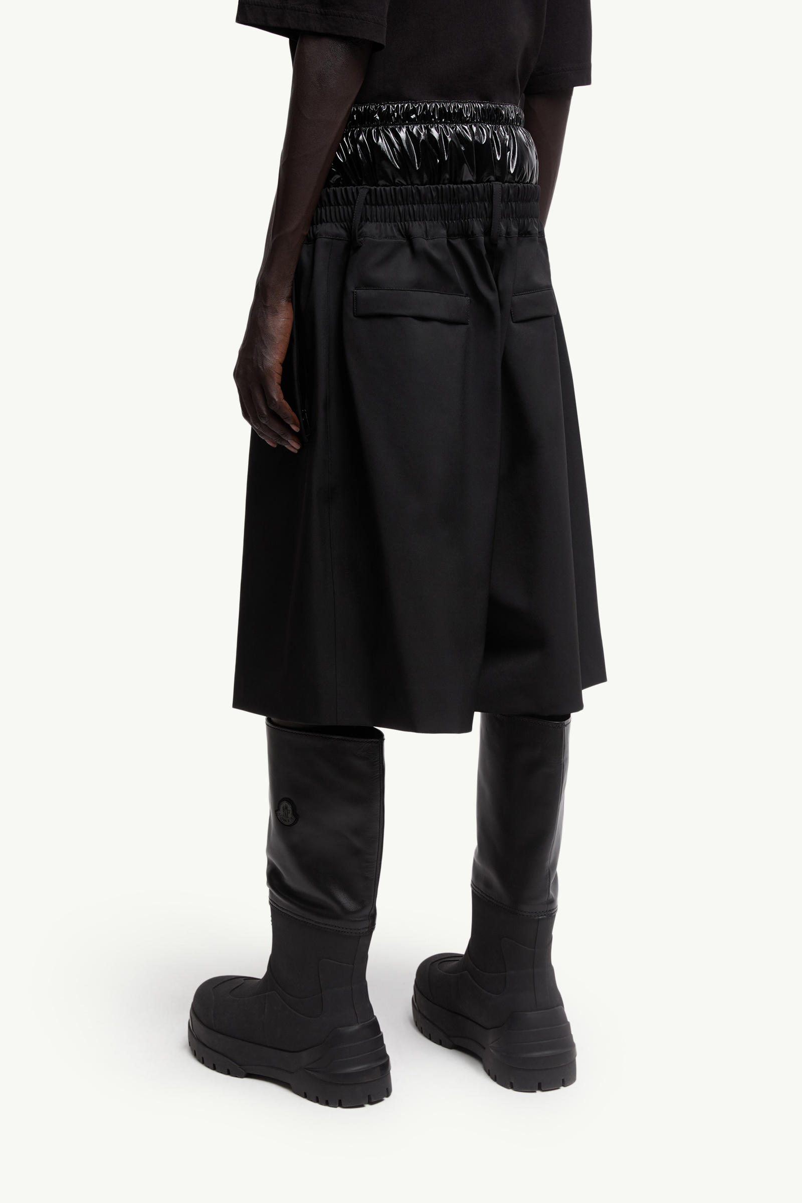 Moncler x A$AP Rocky Logo Print Shorts Gender Neutral Black Moncler 4
