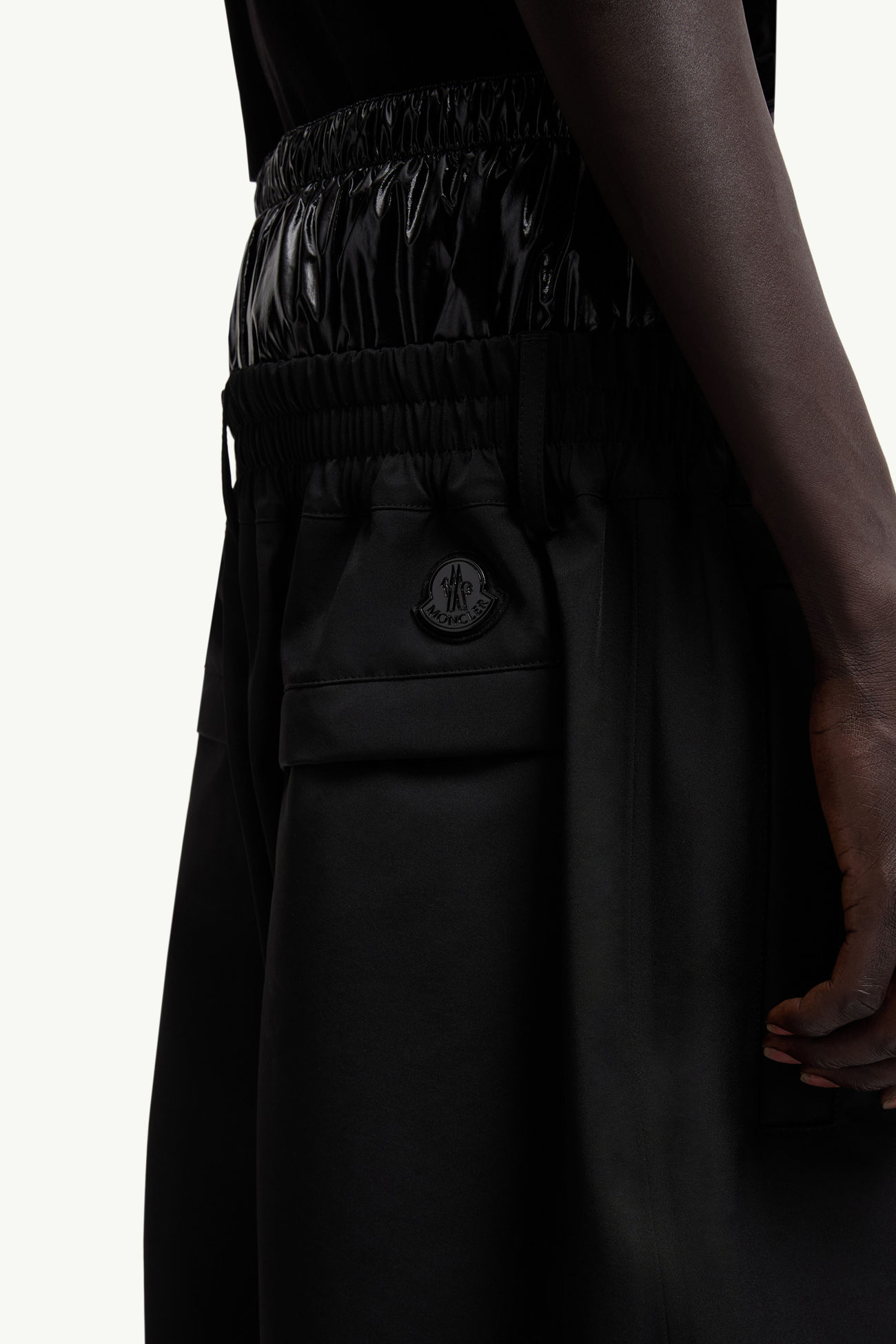 Moncler x A$AP Rocky Shorts mit Logoprint Herren Schwarz Moncler 6