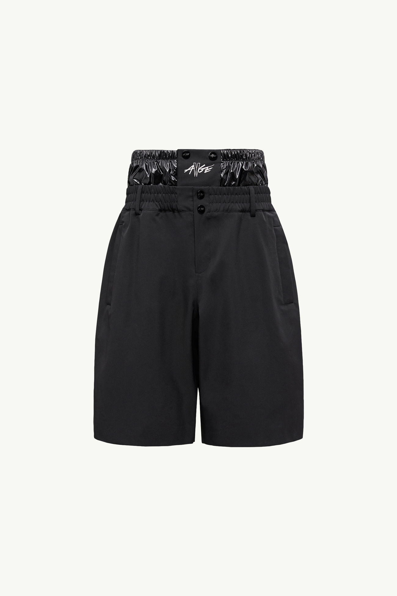 Shorts con estampado de logotipo Moncler x A$AP Rocky Hombre Negro Moncler 2