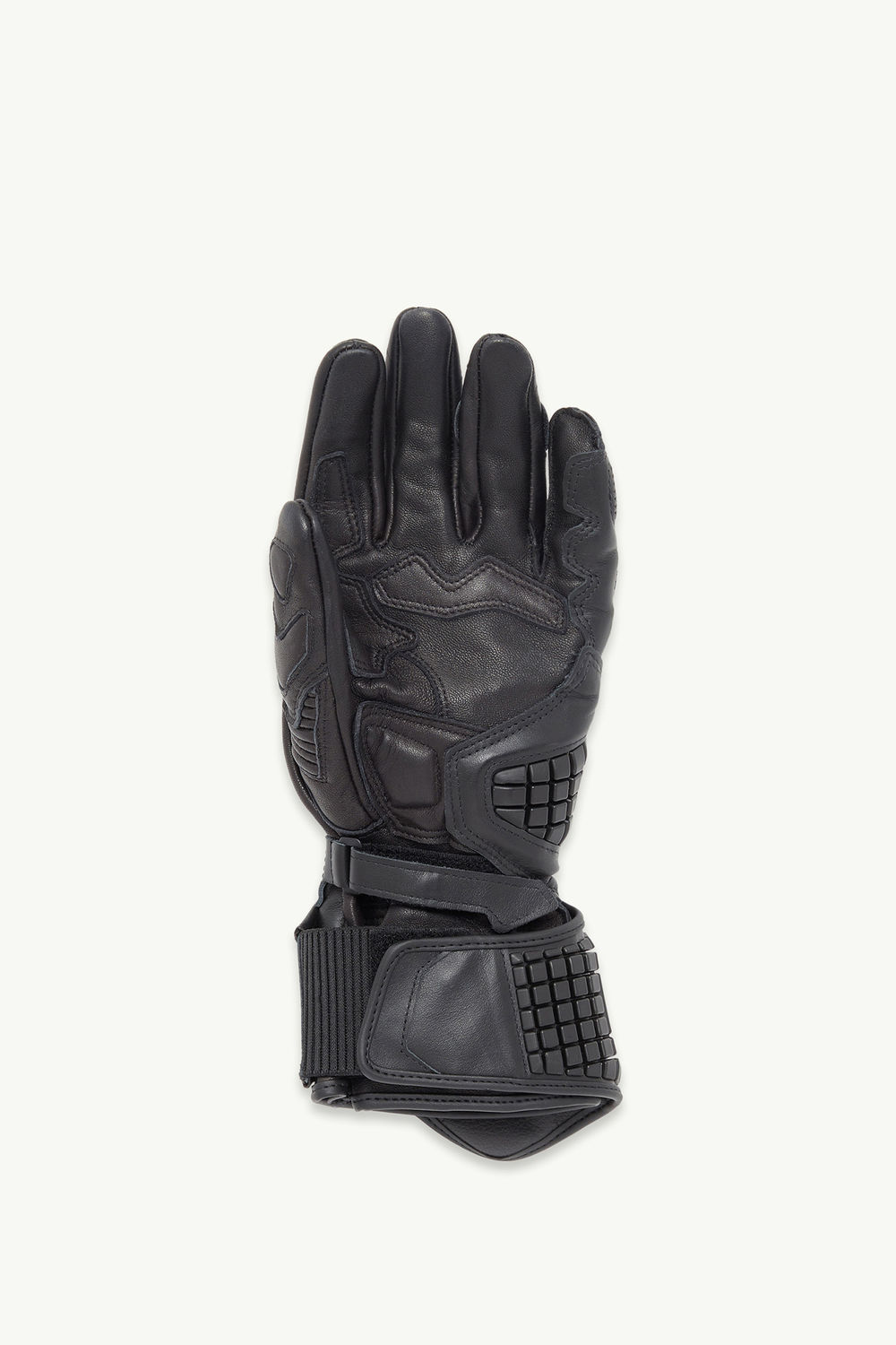 Moncler x A$AP Rocky Leather Gloves Men Black Moncler 3
