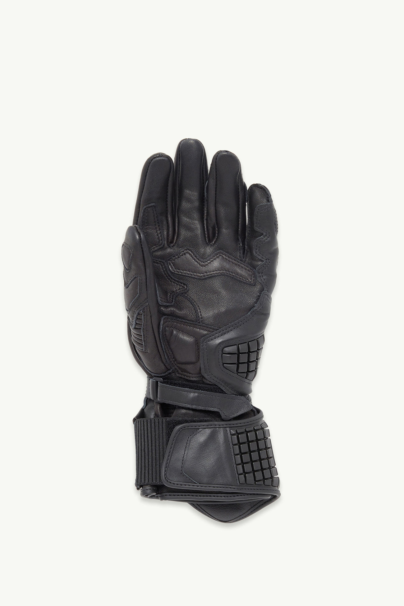 Moncler x A$AP Rocky Leather Gloves Men Black Moncler 3