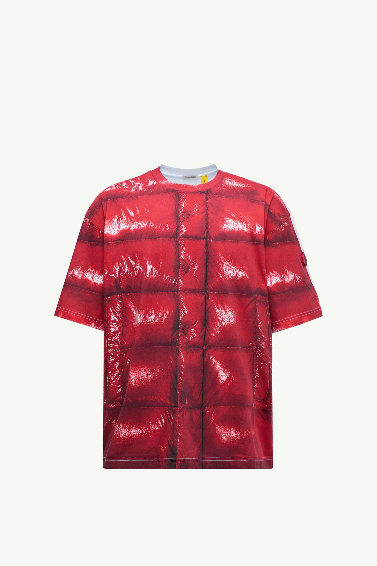 Moncler x A$AP Rocky棉質T恤 男士 紅色 Moncler 2