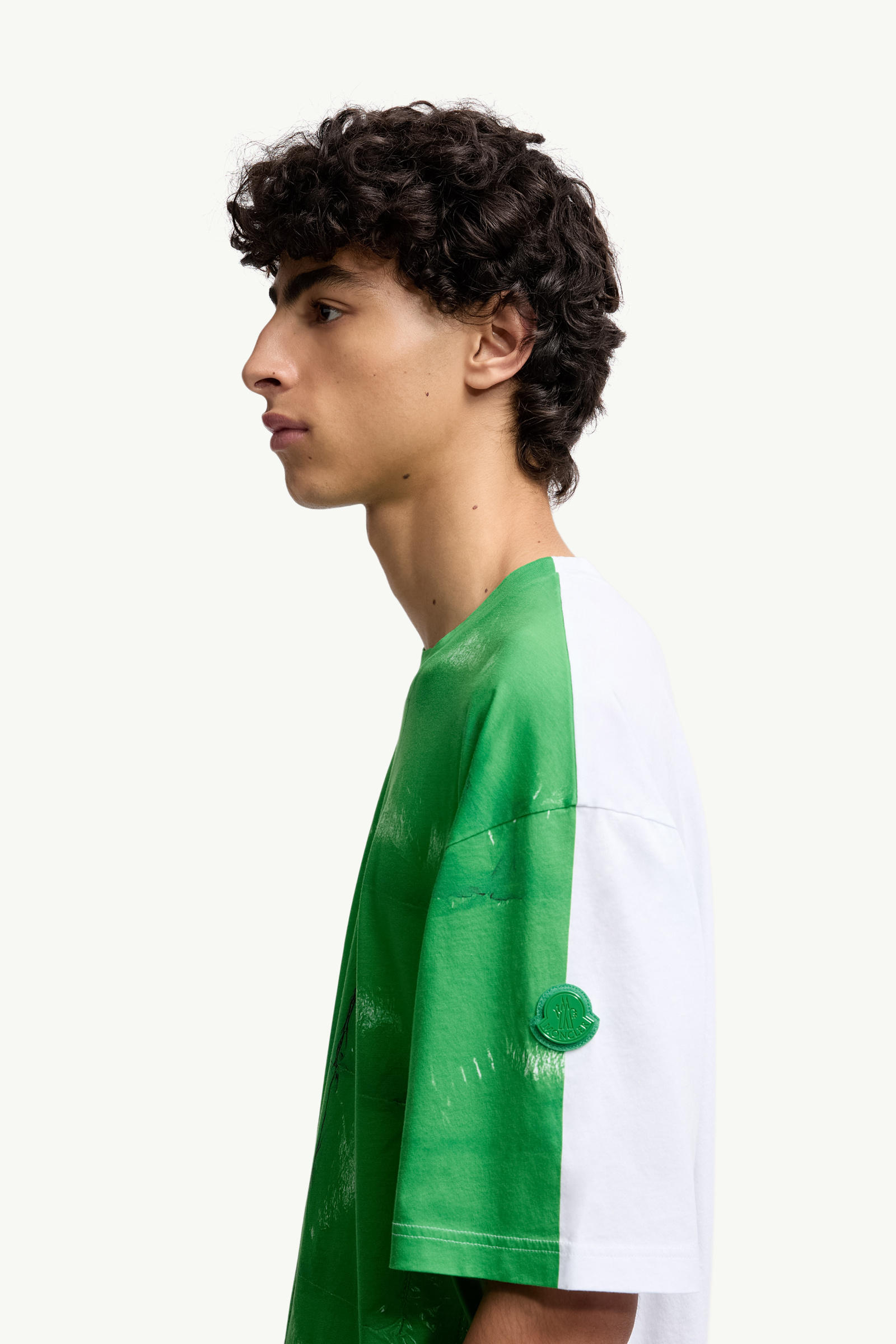 Moncler x A$AP Rocky男女款棉质T恤 中性 亮绿色 Moncler 2