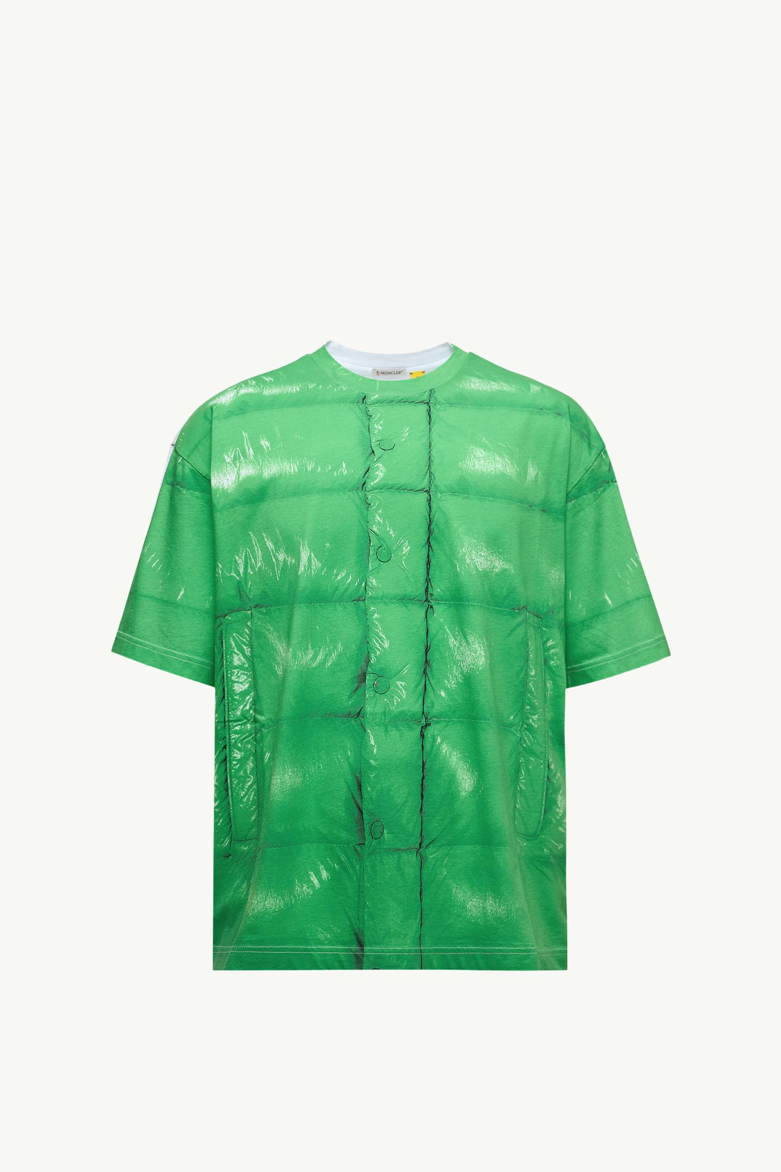 ブライトグリーン Moncler x A$AP Rocky Tシャツ : Moncler x A$AP