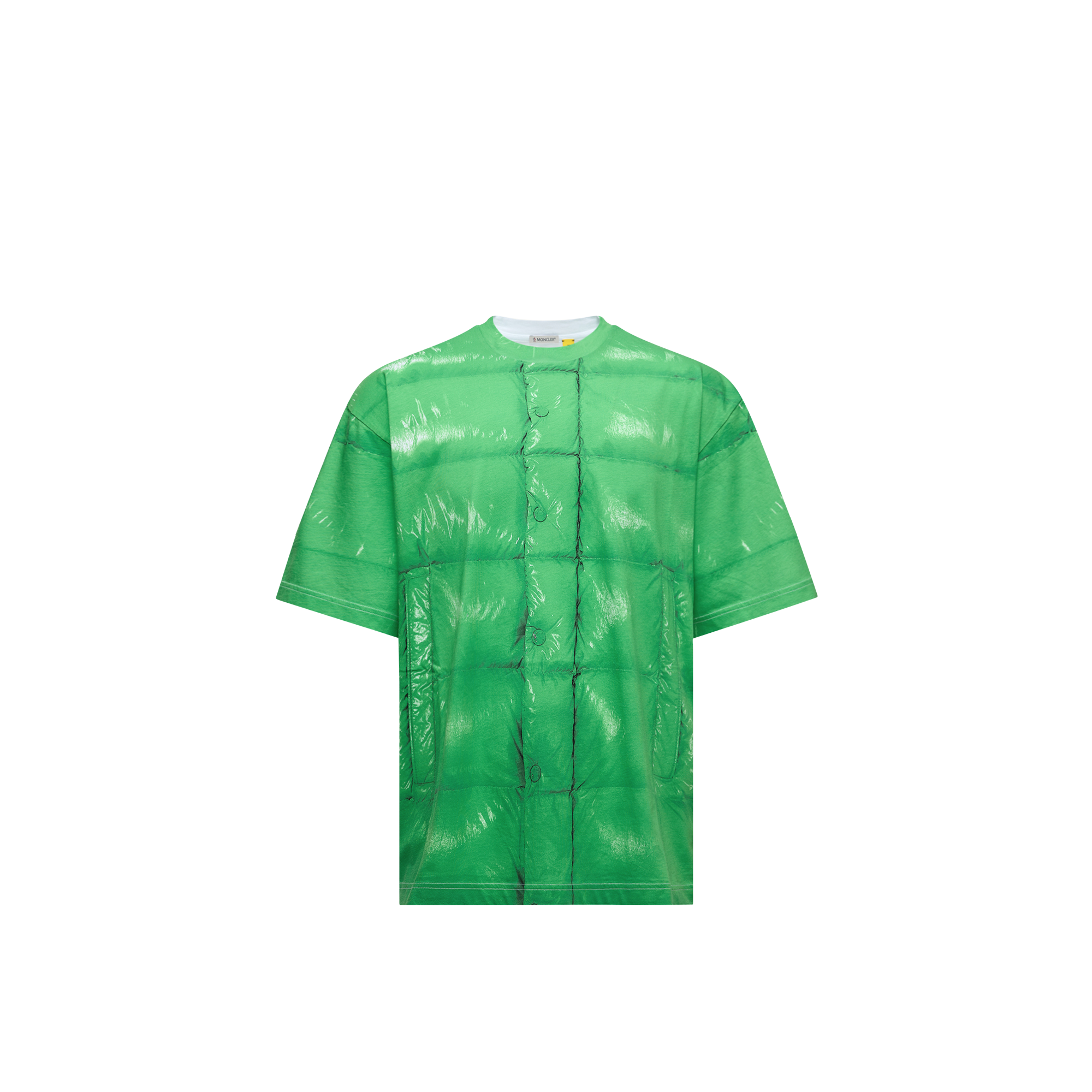 Moncler x A$AP Rocky x A$AP Rocky Cotton T-Shirt, Gender Neutral, Green, Size: L