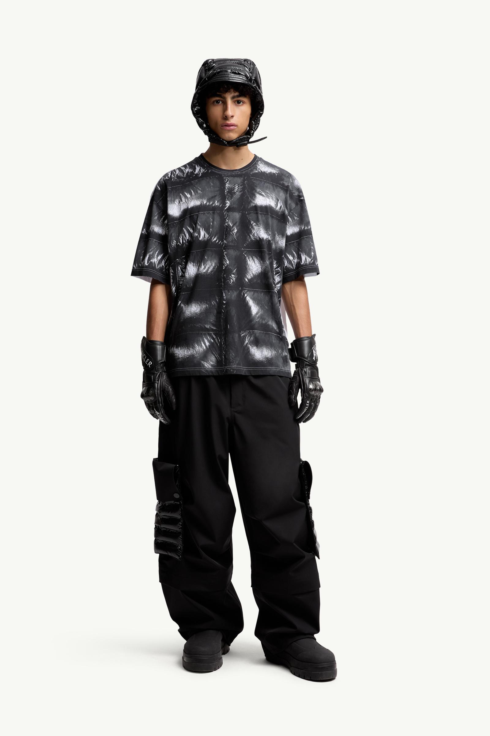 Moncler x A$AP Rocky男女款棉质T恤 中性 黑色 Moncler 1