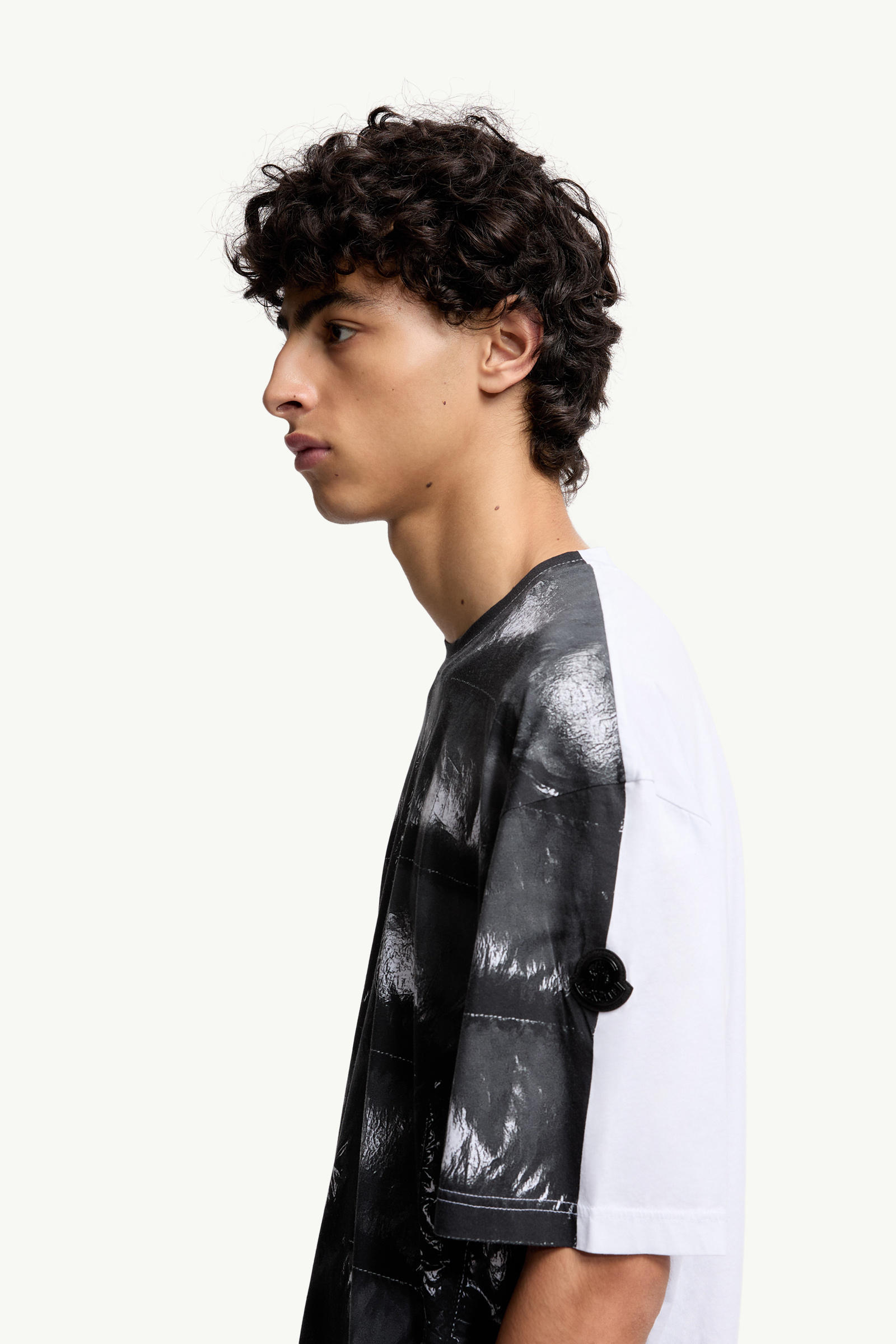 Moncler x A$AP Rocky男女款棉质T恤 中性 黑色 Moncler 2