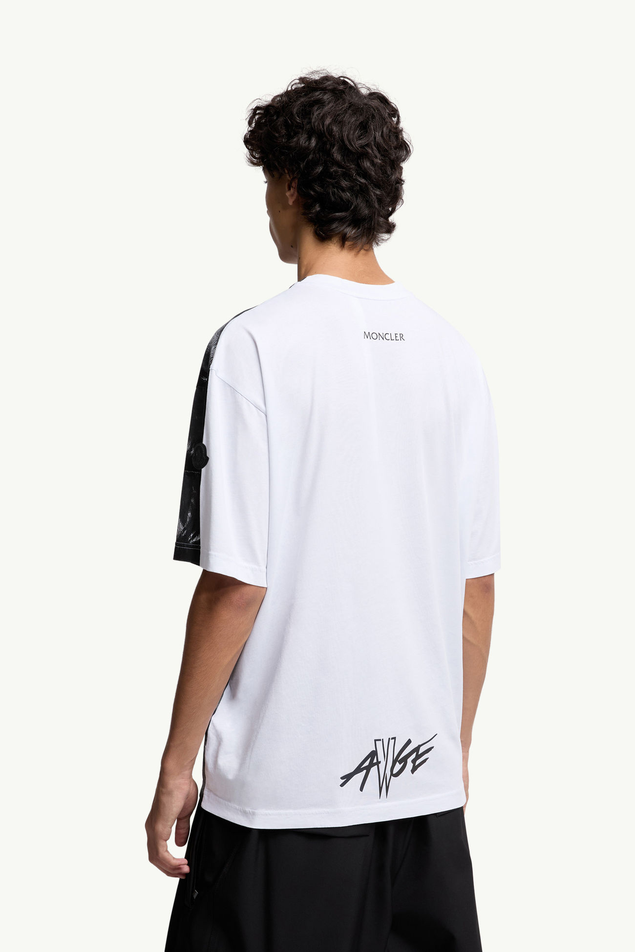 Moncler x A$AP Rocky T-Shirt aus Baumwolle Herren Schwarz Moncler 4