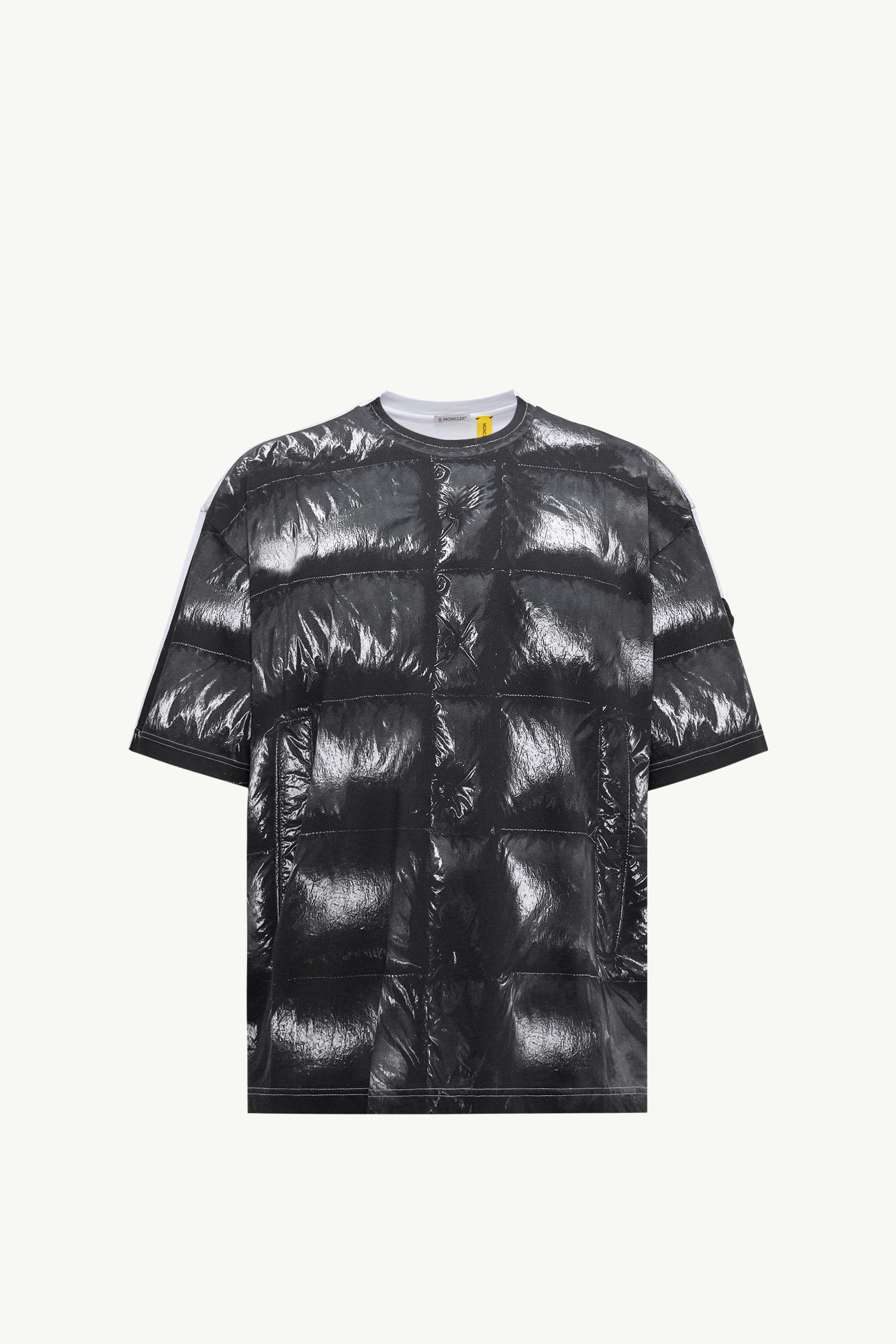 Moncler x A$AP Rocky男女款棉质T恤 中性 黑色 Moncler 0