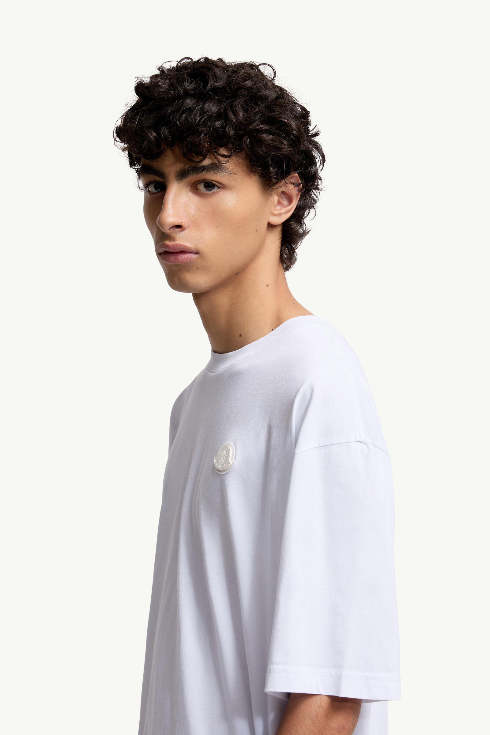 Moncler x A$AP Rocky男女款棉质T恤 中性 白色 Moncler 2