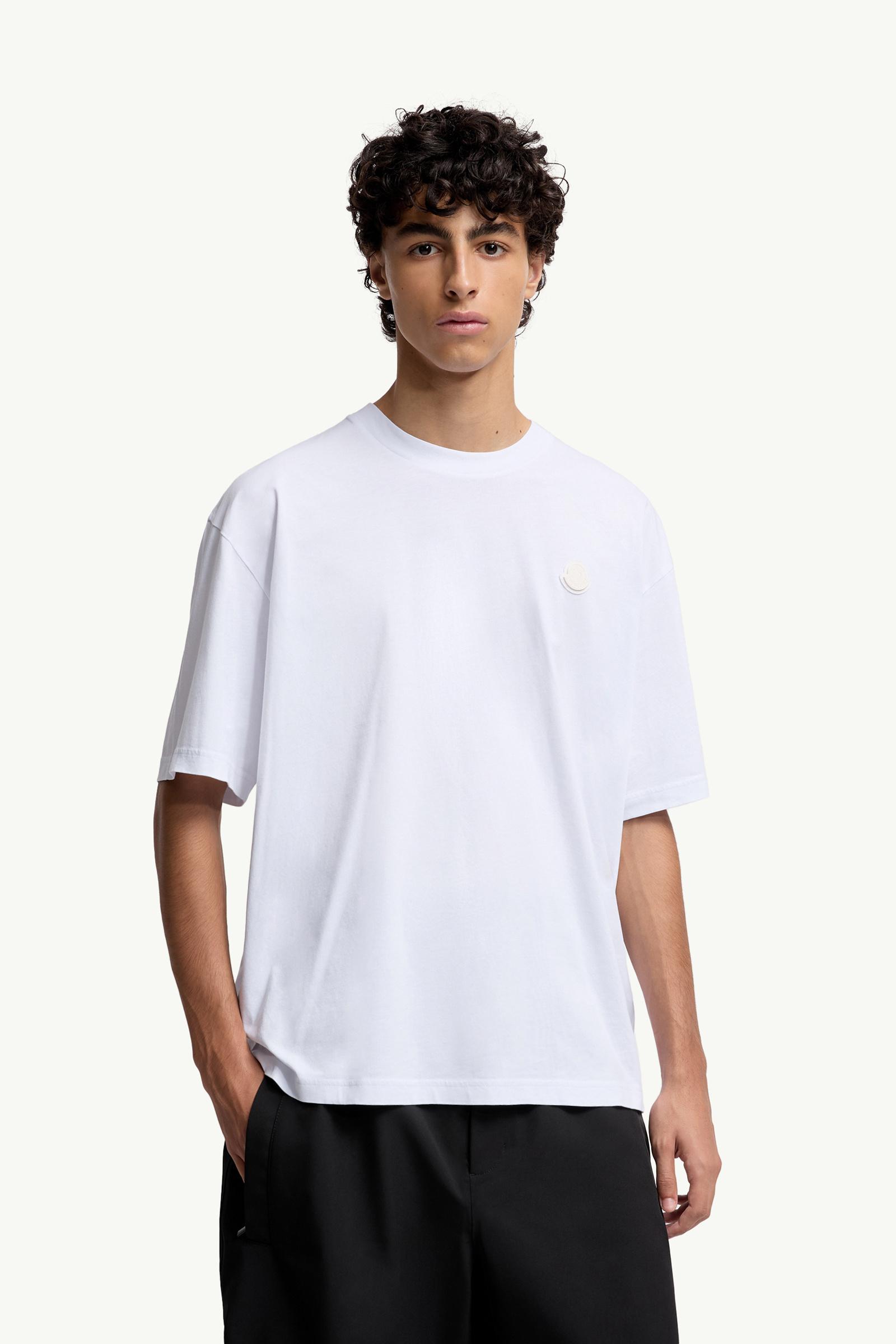 White Moncler x A$AP Rocky Cotton T-Shirt - Moncler x A$AP Rocky