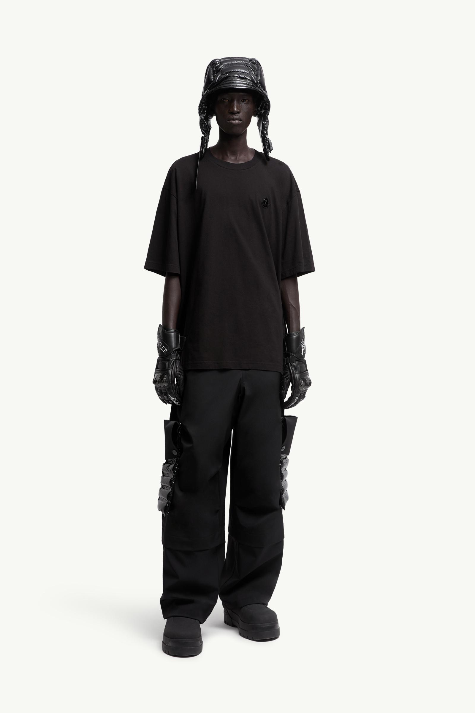 Moncler x A$AP Rocky男女款棉质T恤 中性 黑色 Moncler 1