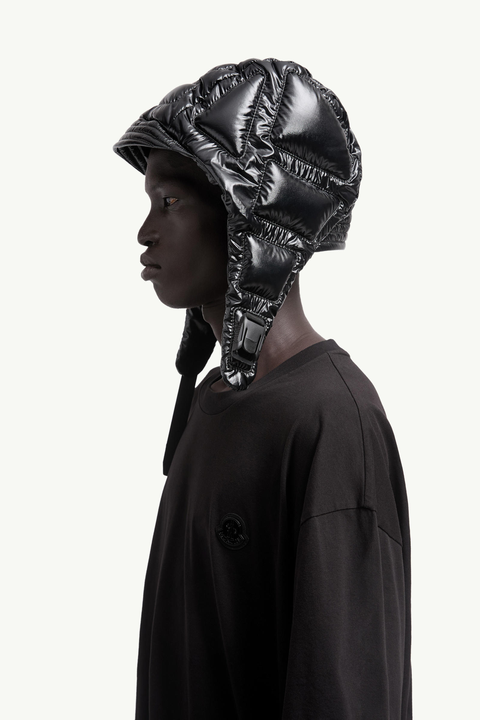 Moncler x A$AP Rocky男女款棉质T恤 中性 黑色 Moncler 2